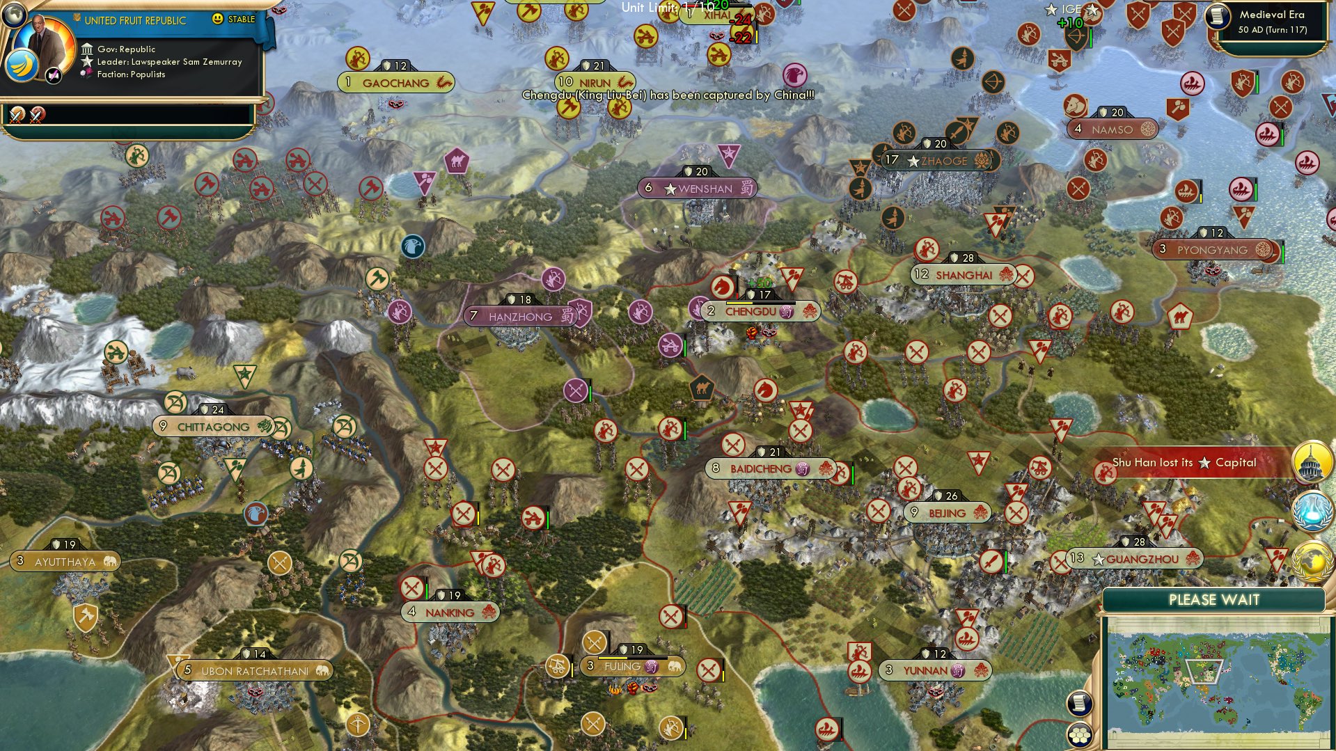 CBR In-Game Screenshot of China in a Bull Shop