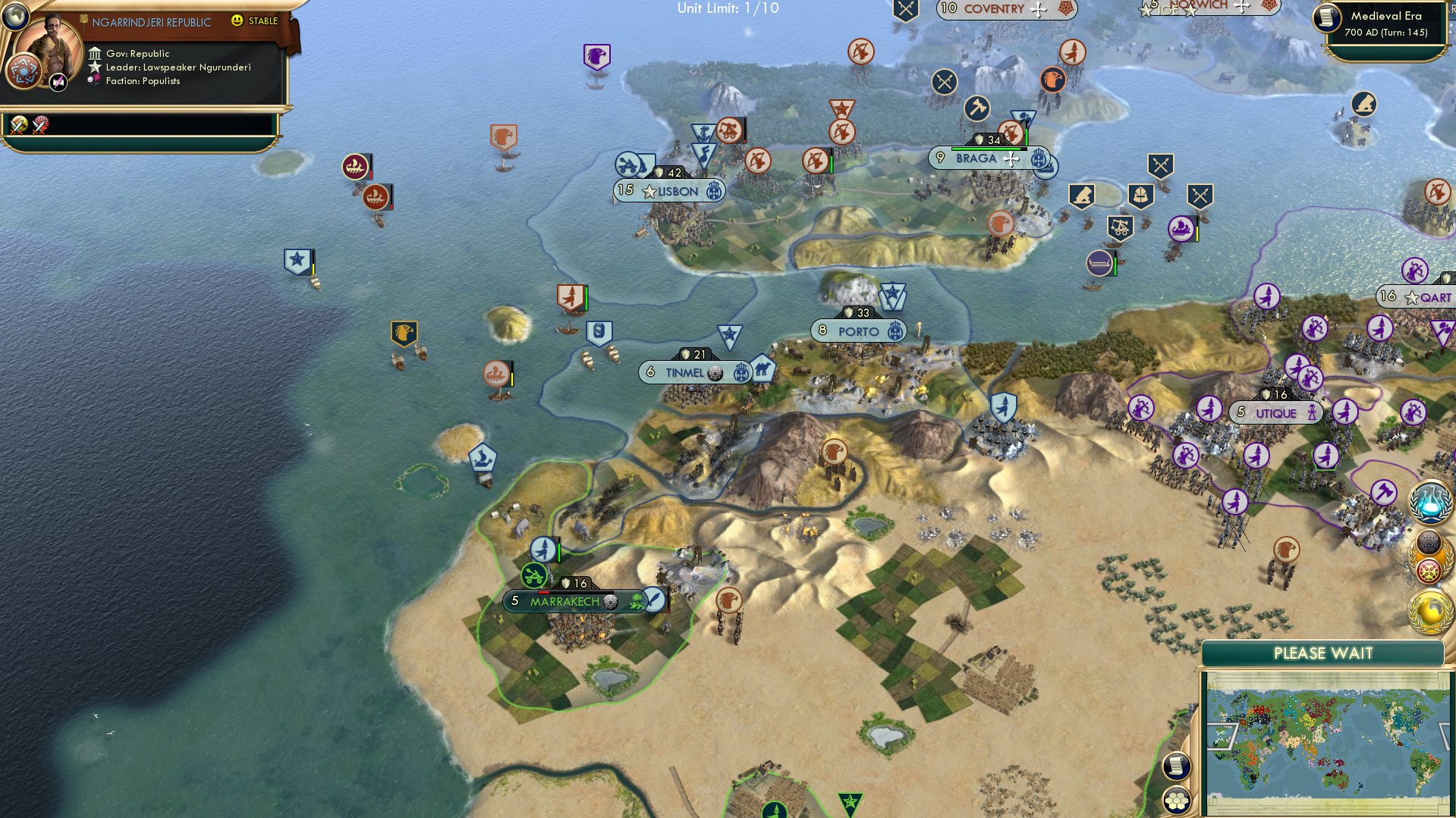 CBR In-Game Screenshot of March on Marrakech!