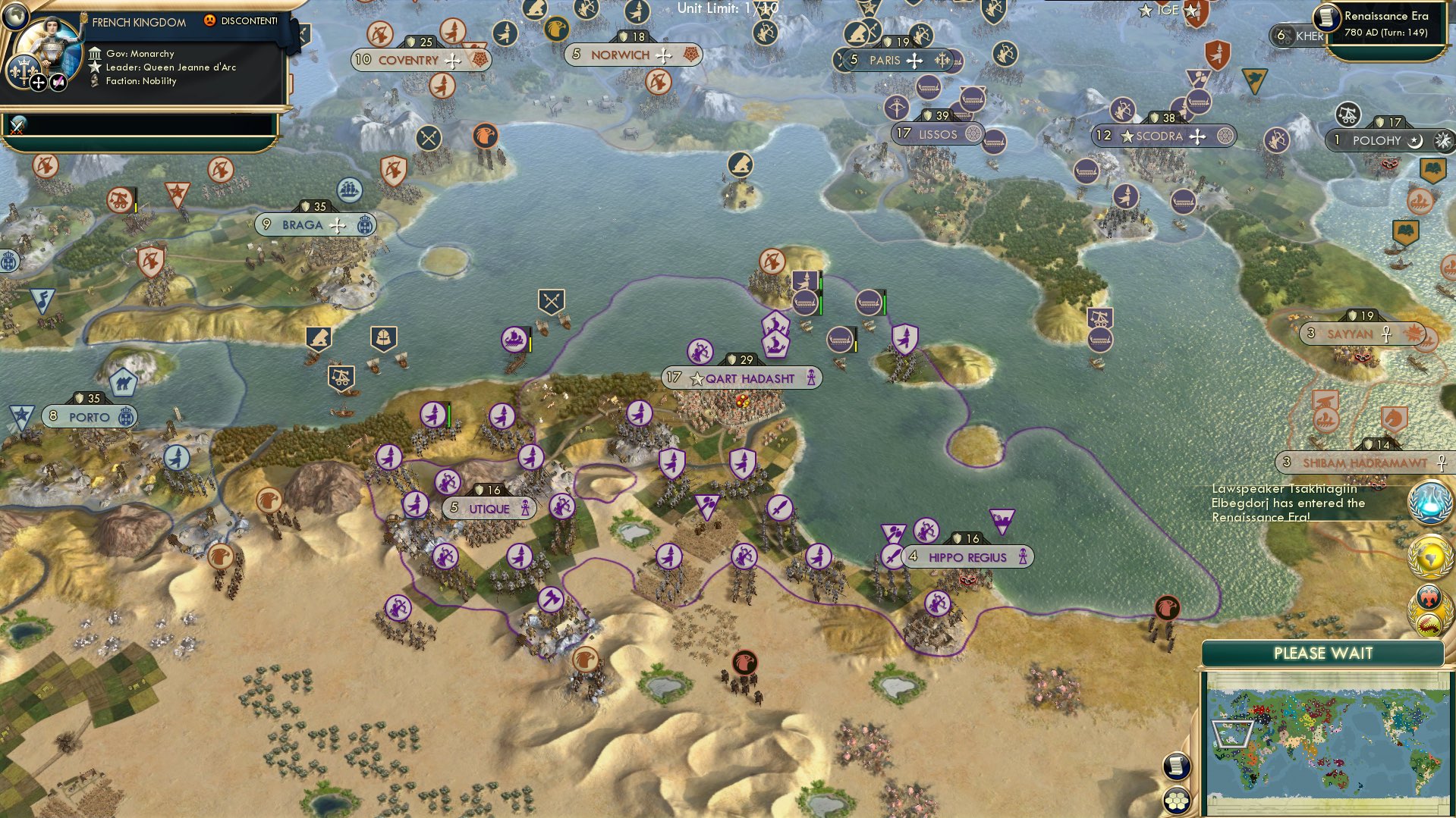 CBR In-Game Screenshot of Shopping Qart