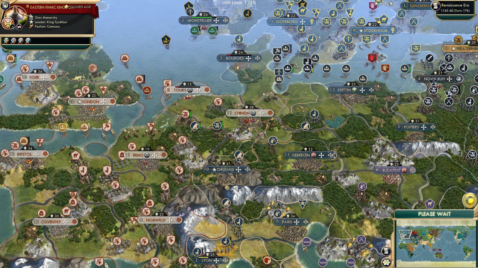 CBR In-Game Screenshot of The Angevin Dream Realized