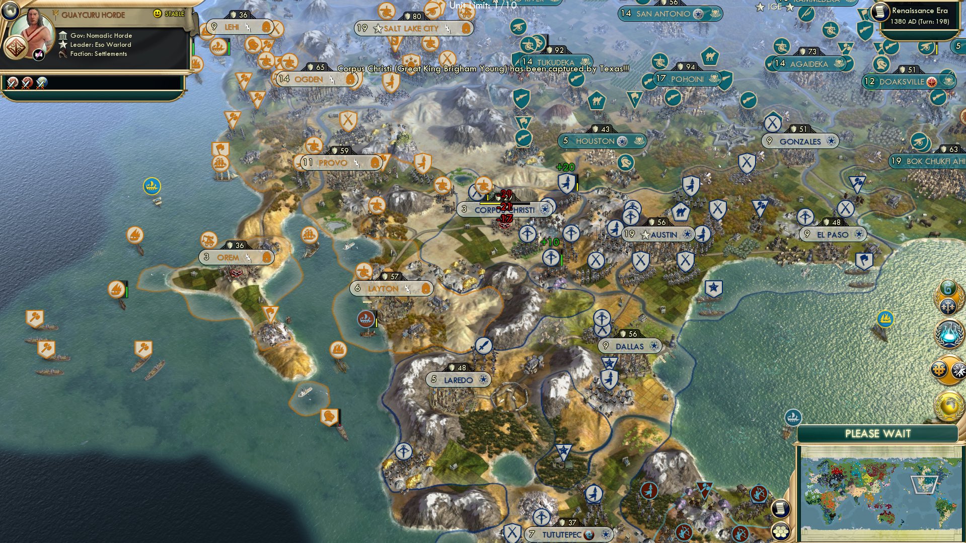 CBR In-Game Screenshot of The Rise of Houston