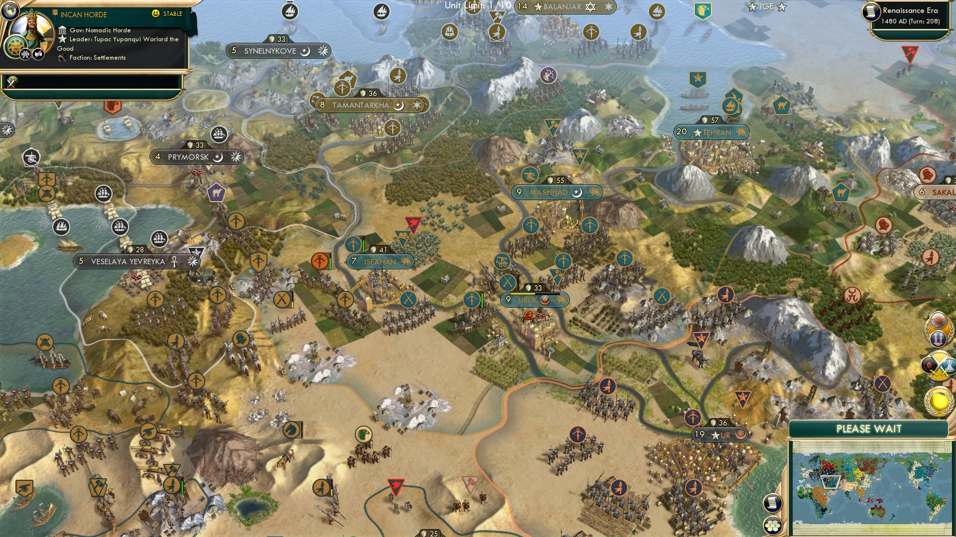 CBR In-Game Screenshot of I do not know why Egypt turned its forces around