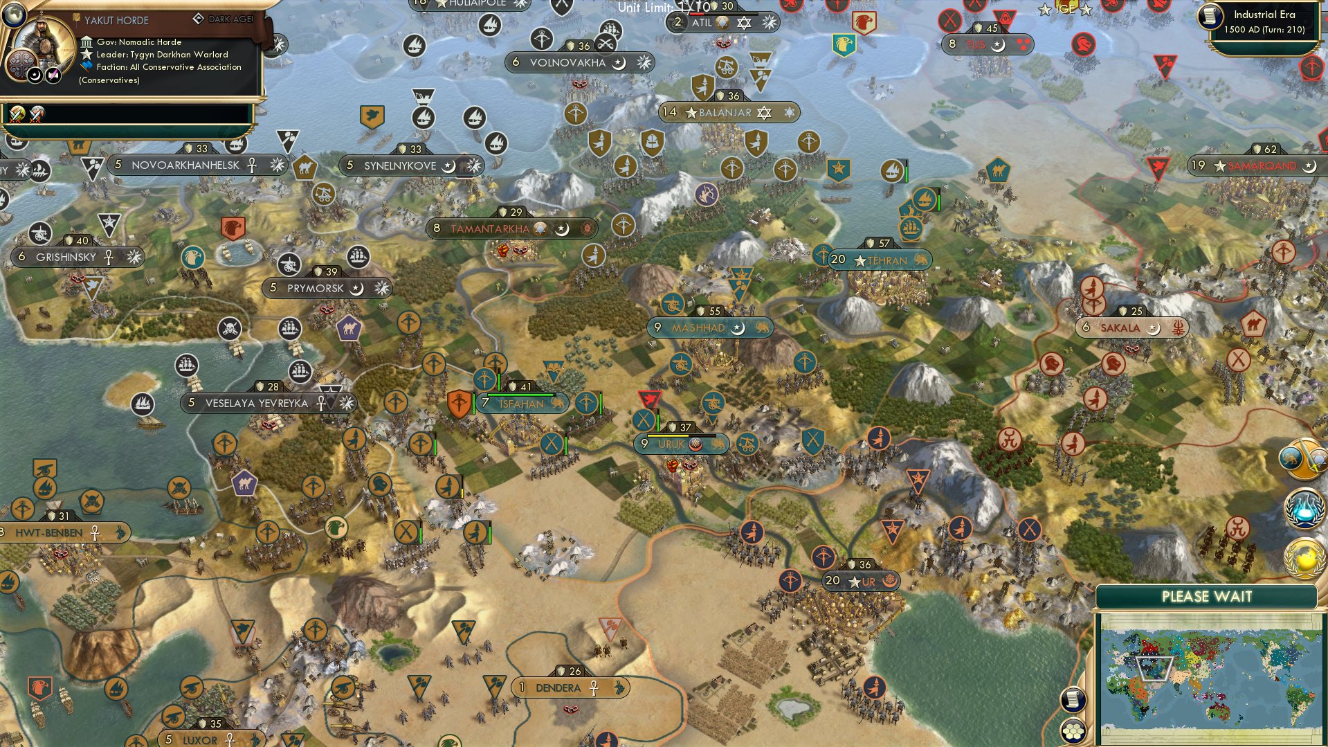 CBR In-Game Screenshot of I think Arwa and Tut are best friends, they carved up Greece so nicely