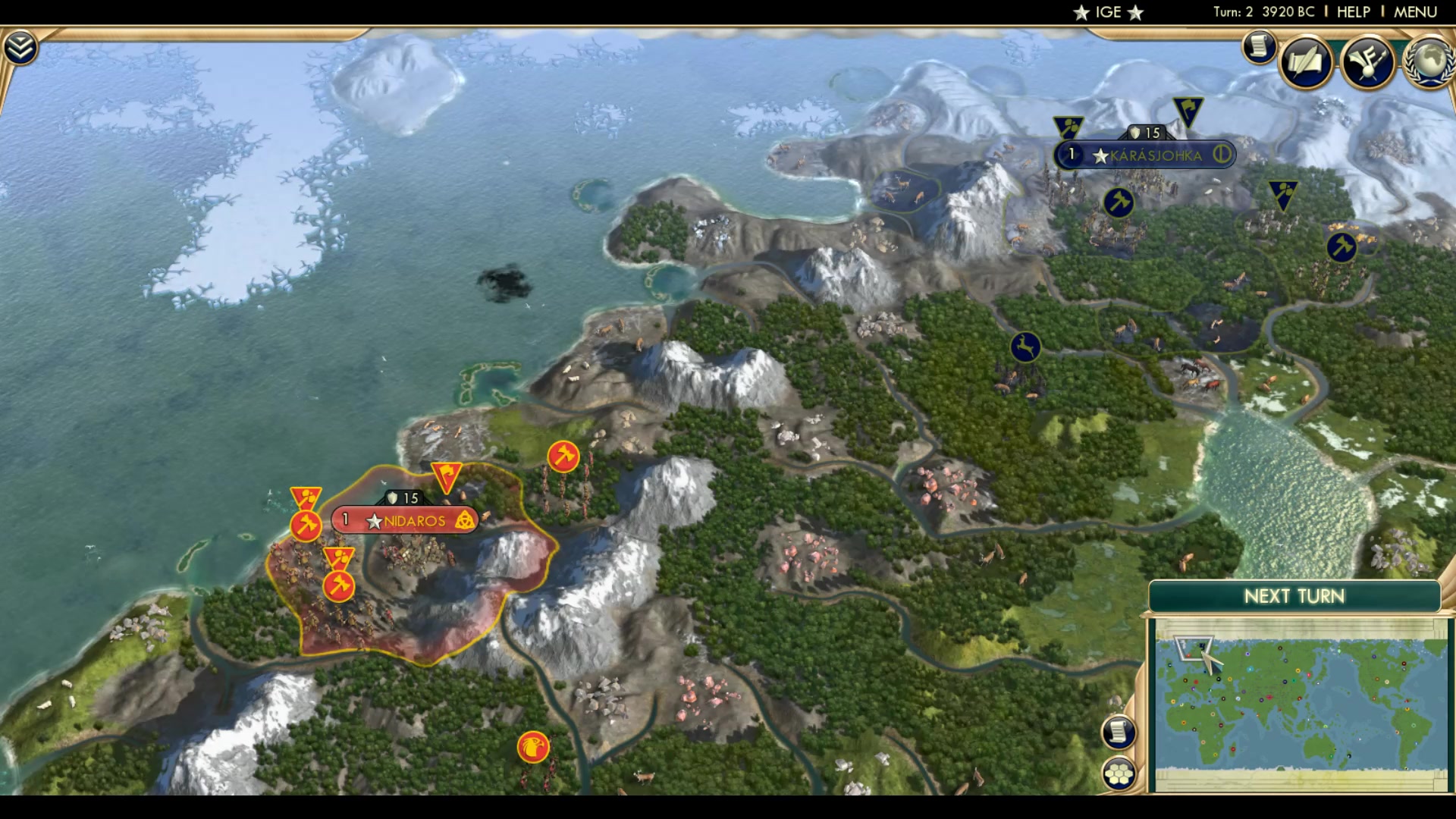 CBR In-Game Screenshot of Chillin‘ with the Nords