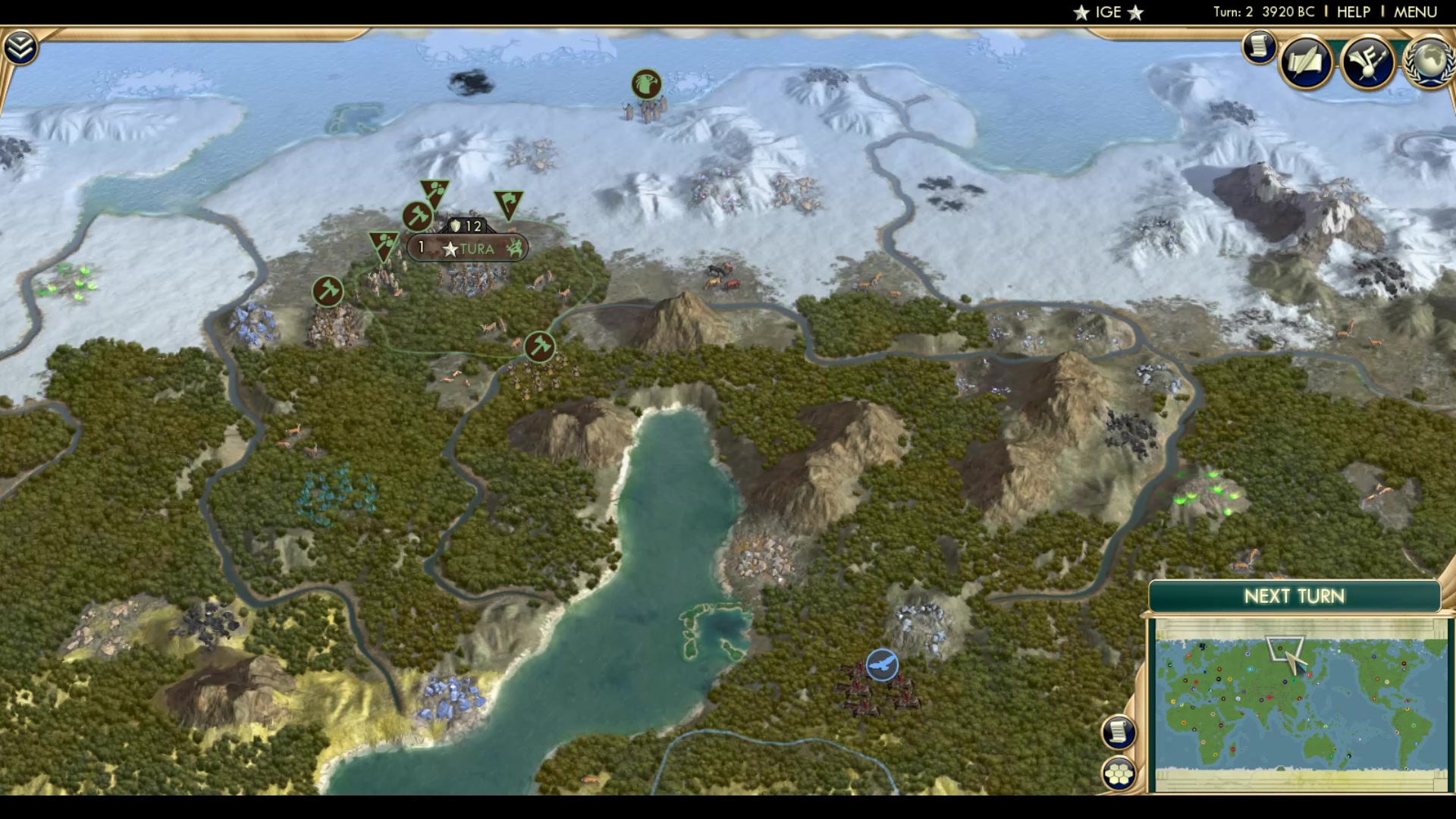 CBR In-Game Screenshot of Reindeer Vistas