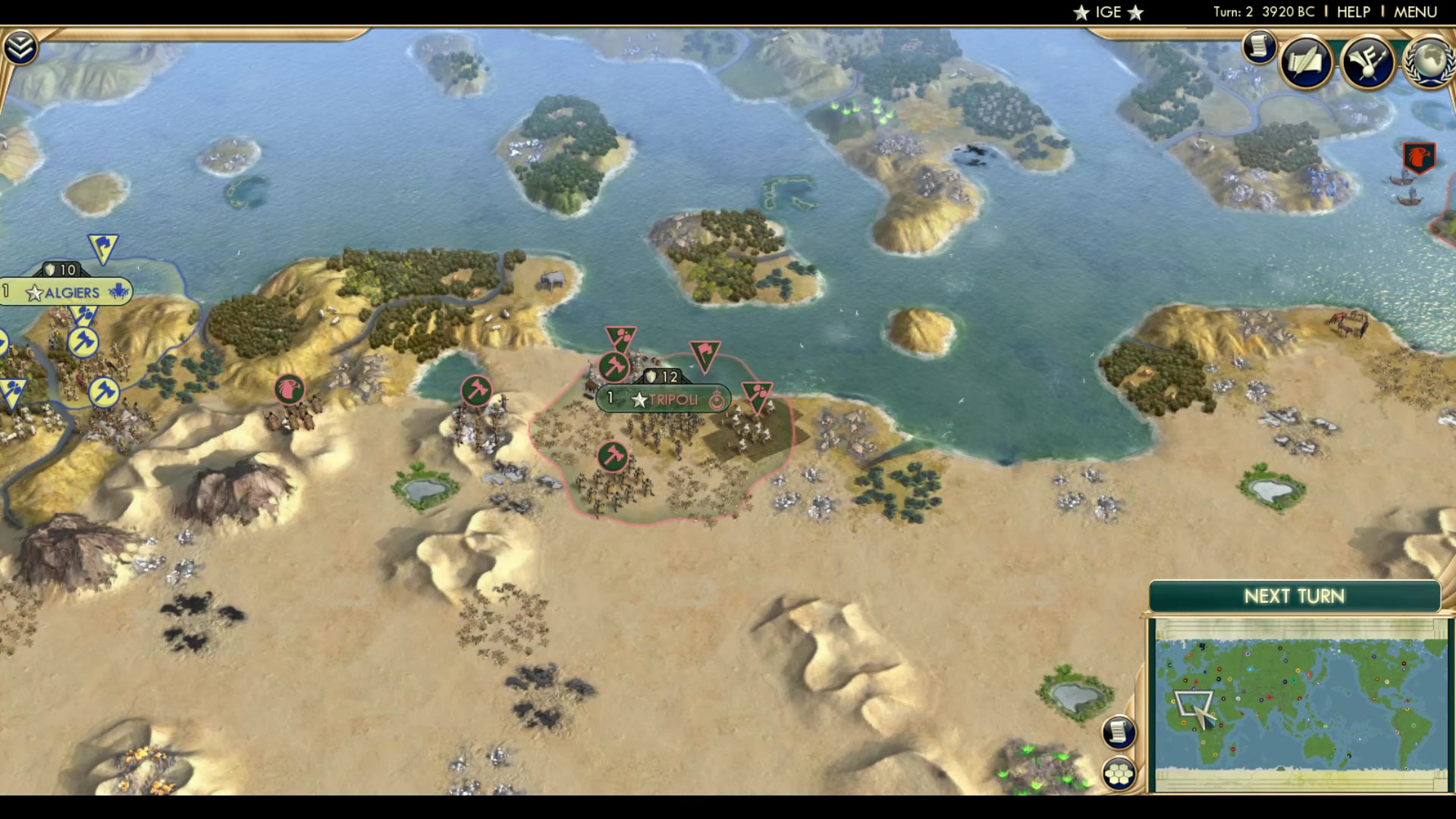 CBR In-Game Screenshot of Lion of the Desert