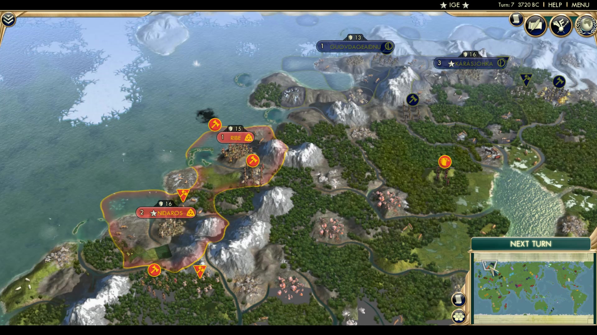 CBR In-Game Screenshot of Along the Coasts