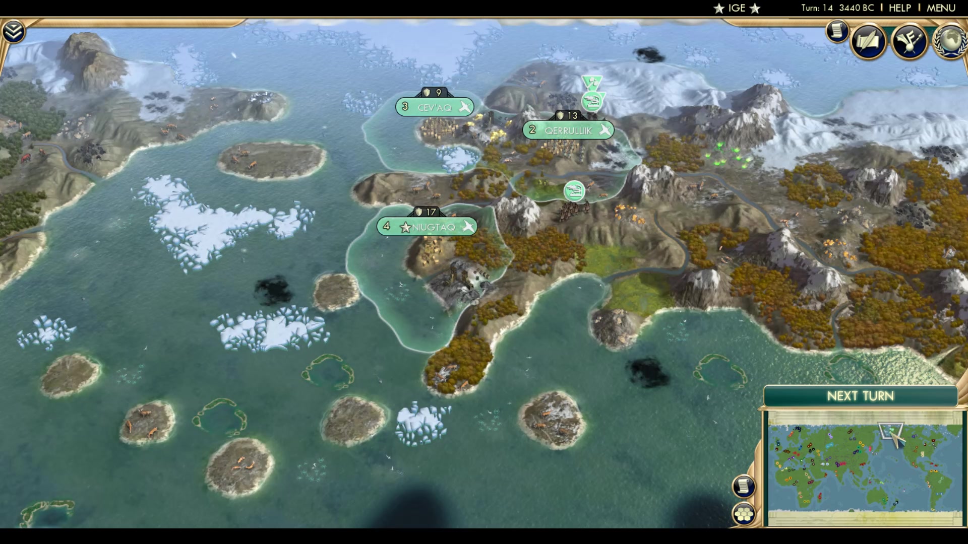 CBR In-Game Screenshot of Ice Sheet Flow