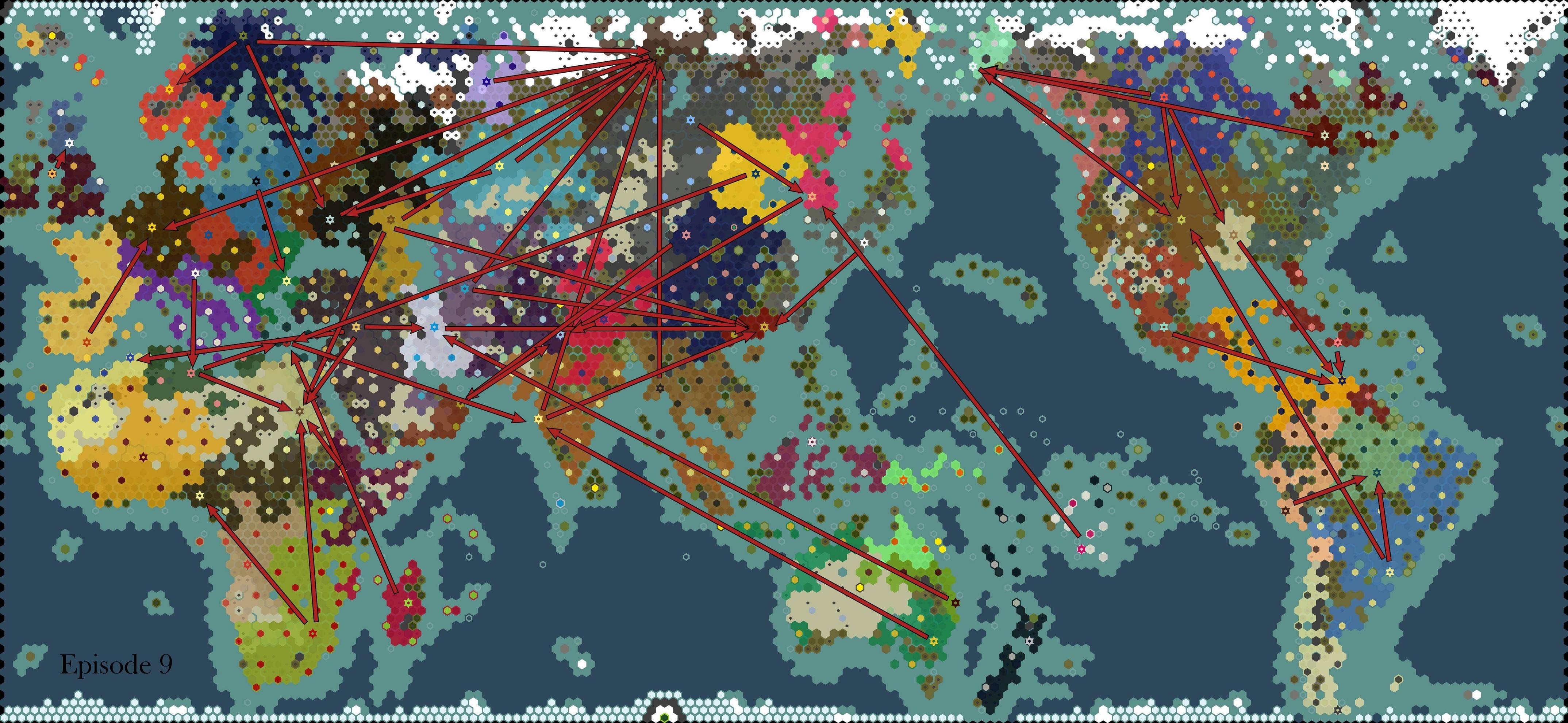 CBR In-Game Screenshot of Diplomatic Map