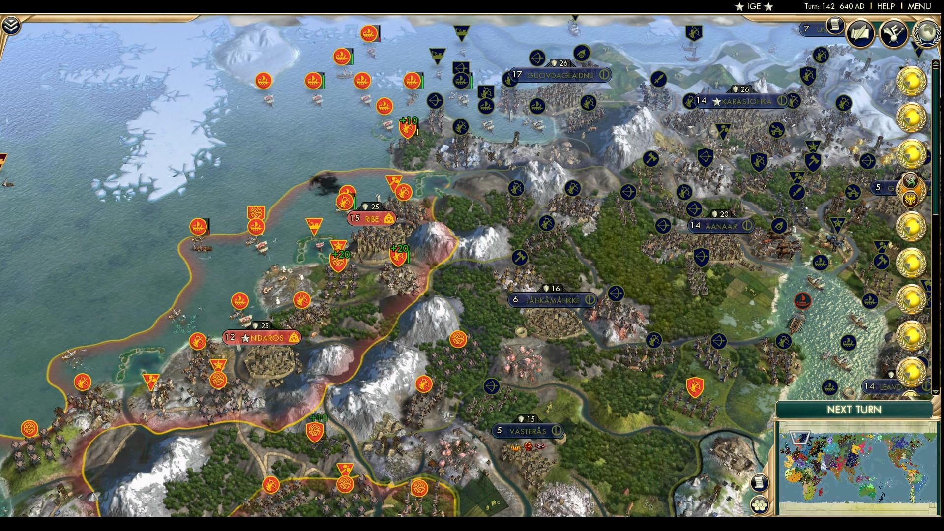 CBR In-Game Screenshot of Burning Tundra