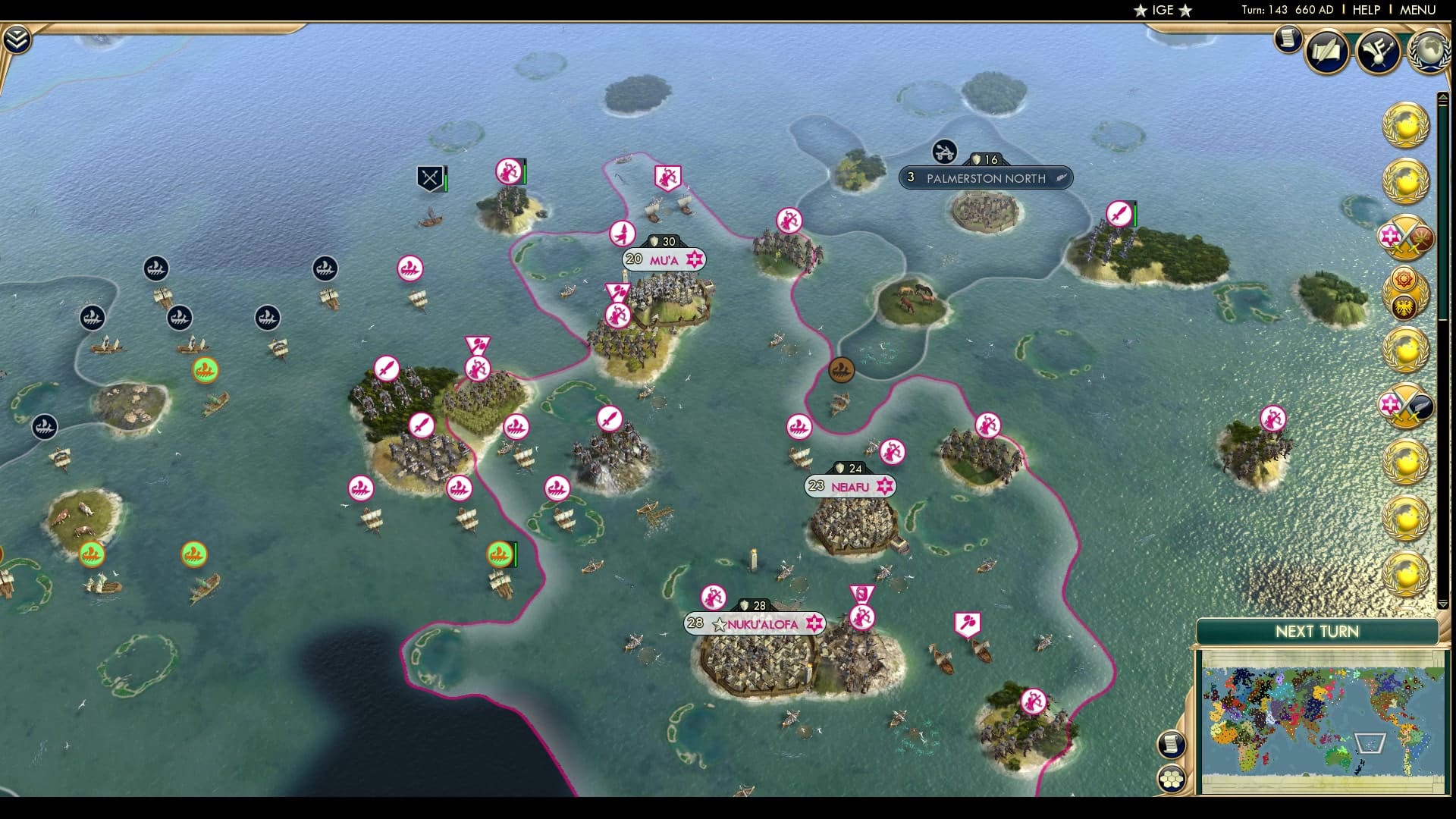 CBR In-Game Screenshot of Narrow Naval Non-Action