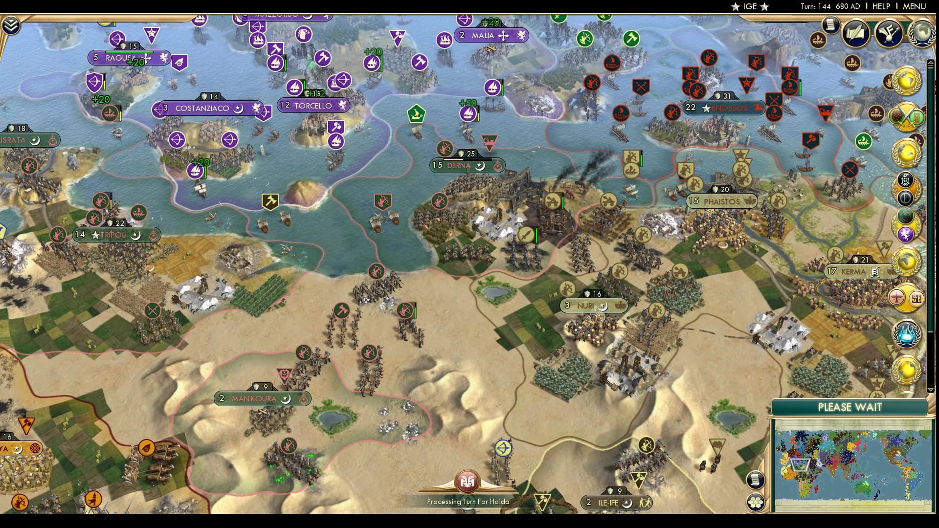 CBR In-Game Screenshot of Derna Stands Tall!