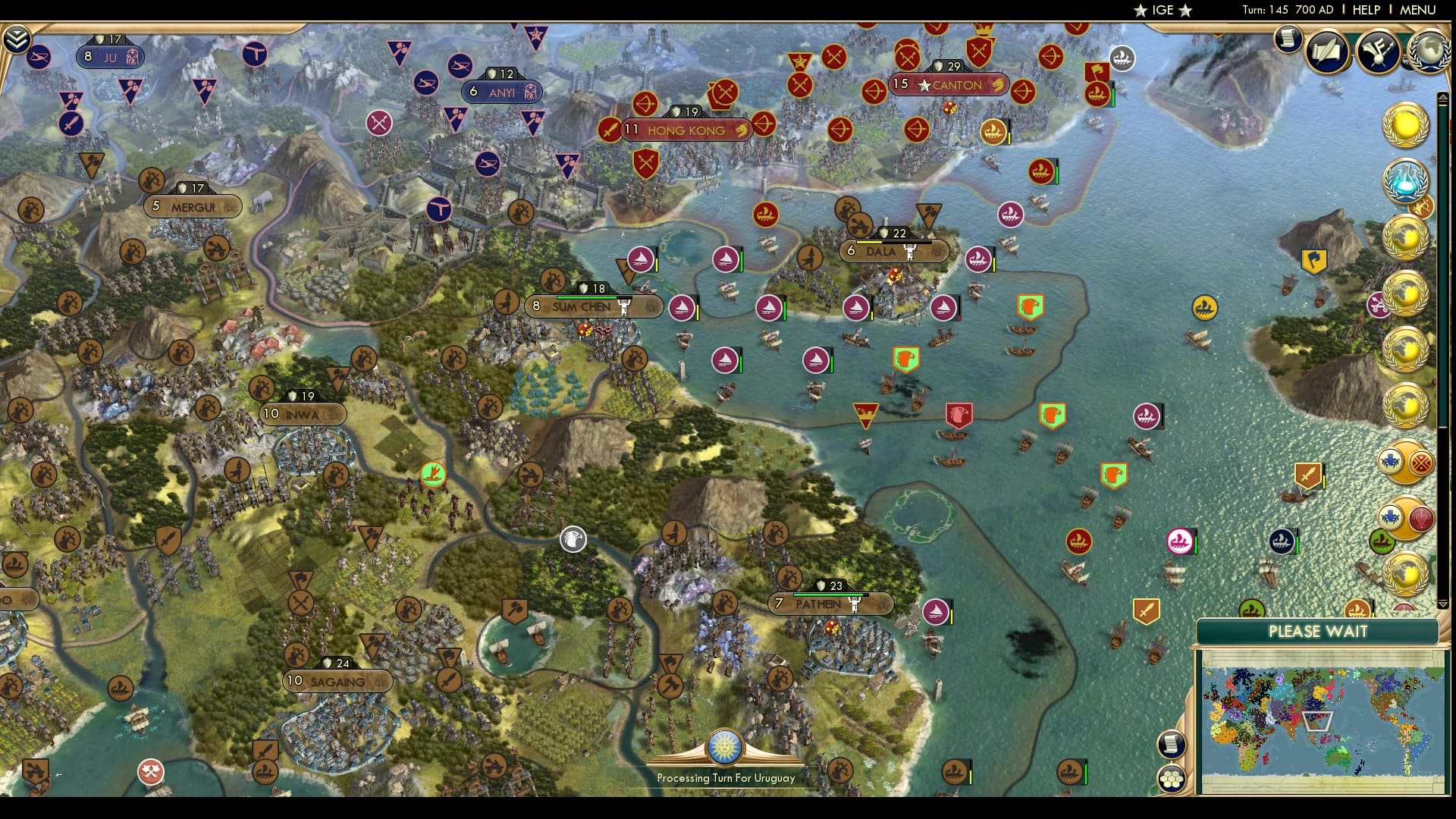 CBR In-Game Screenshot of Sulu Reinforcements