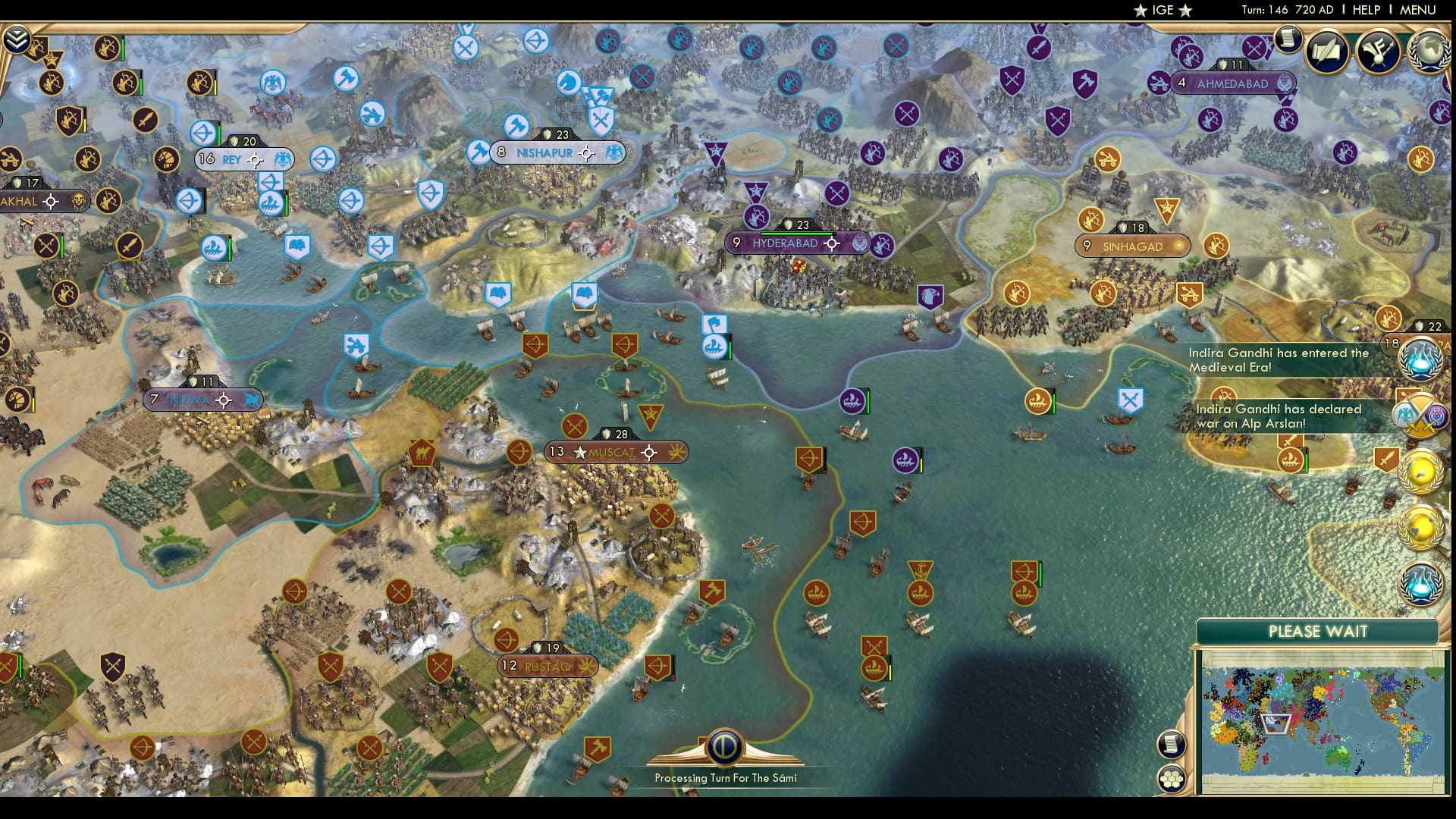 CBR In-Game Screenshot of Hyderabad Move