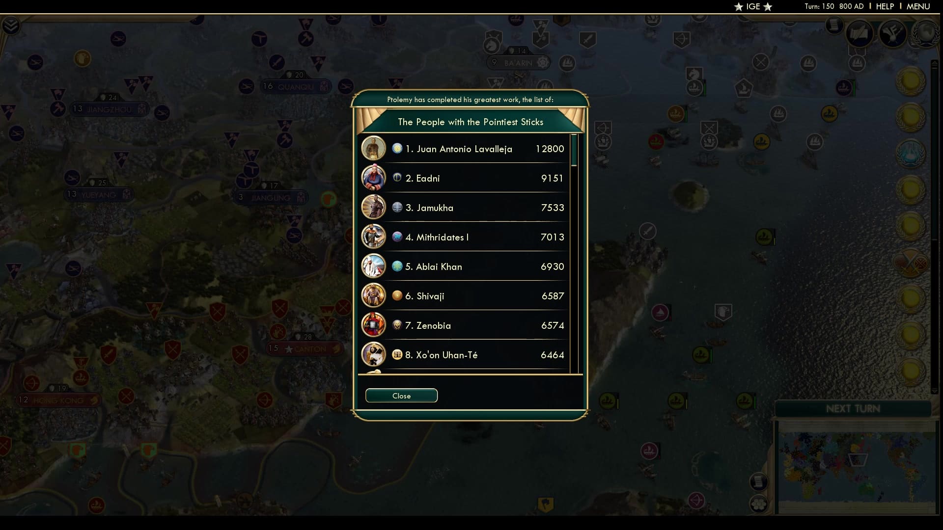 CBR In-Game Screenshot of Point More Sticks at Me Daddy Lavalleja