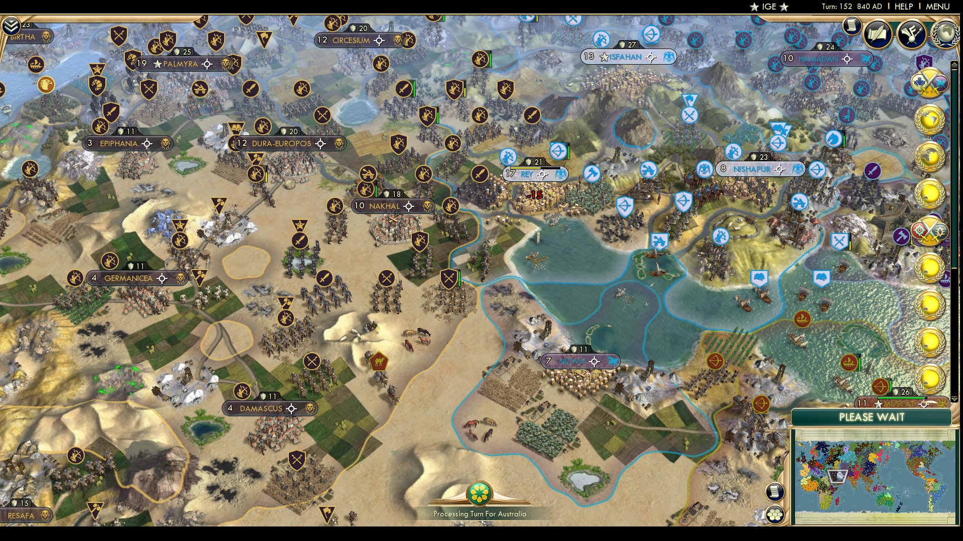 CBR In-Game Screenshot of Rey-sing Hell