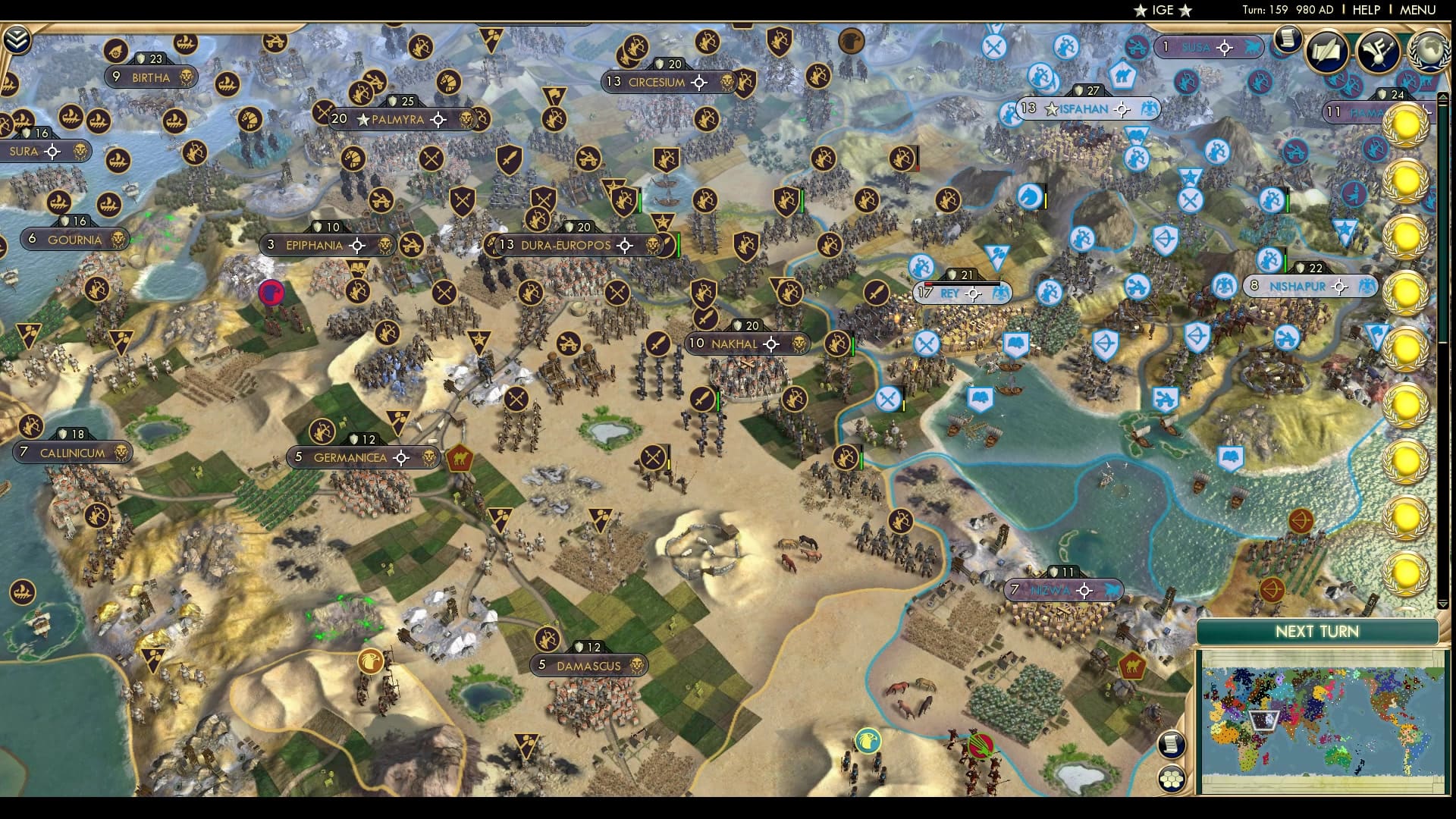 CBR In-Game Screenshot of Palmyra Strikes Back