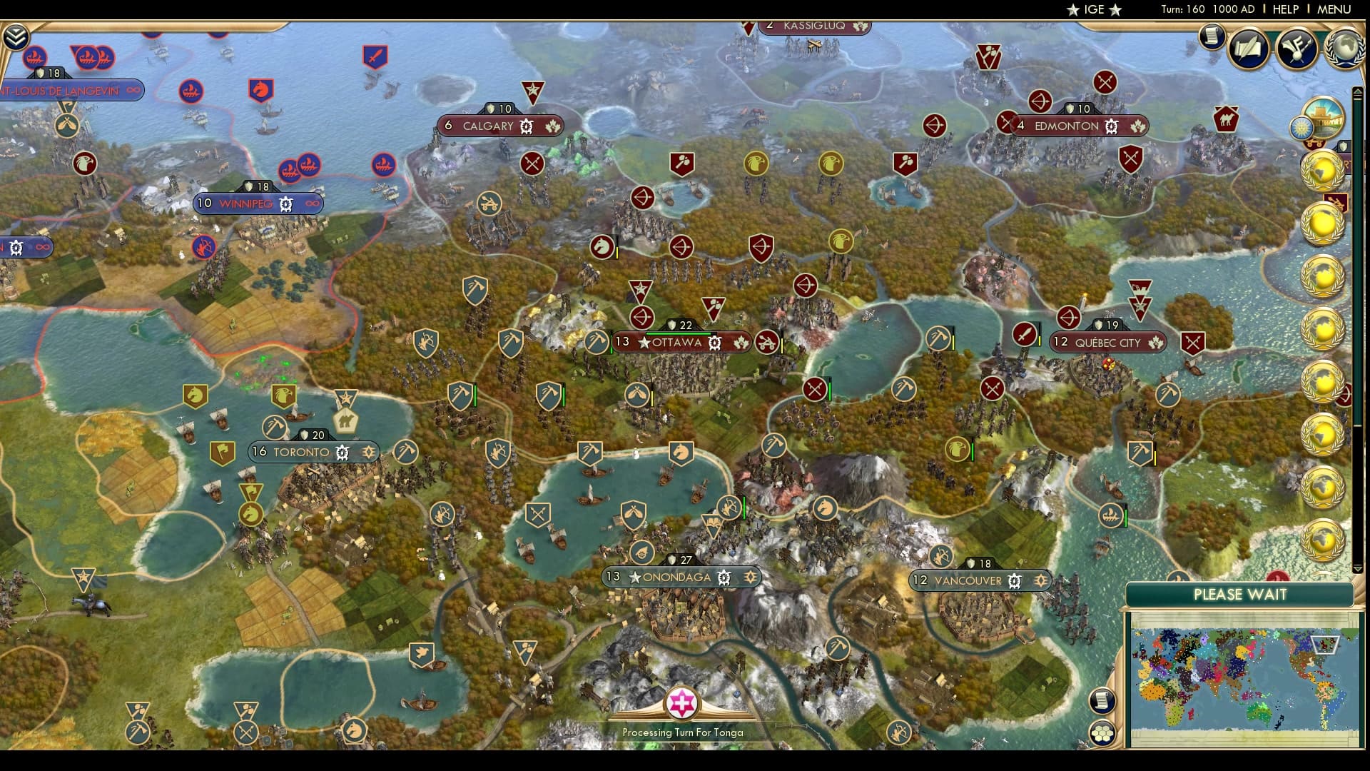 CBR In-Game Screenshot of Canadian Heroics