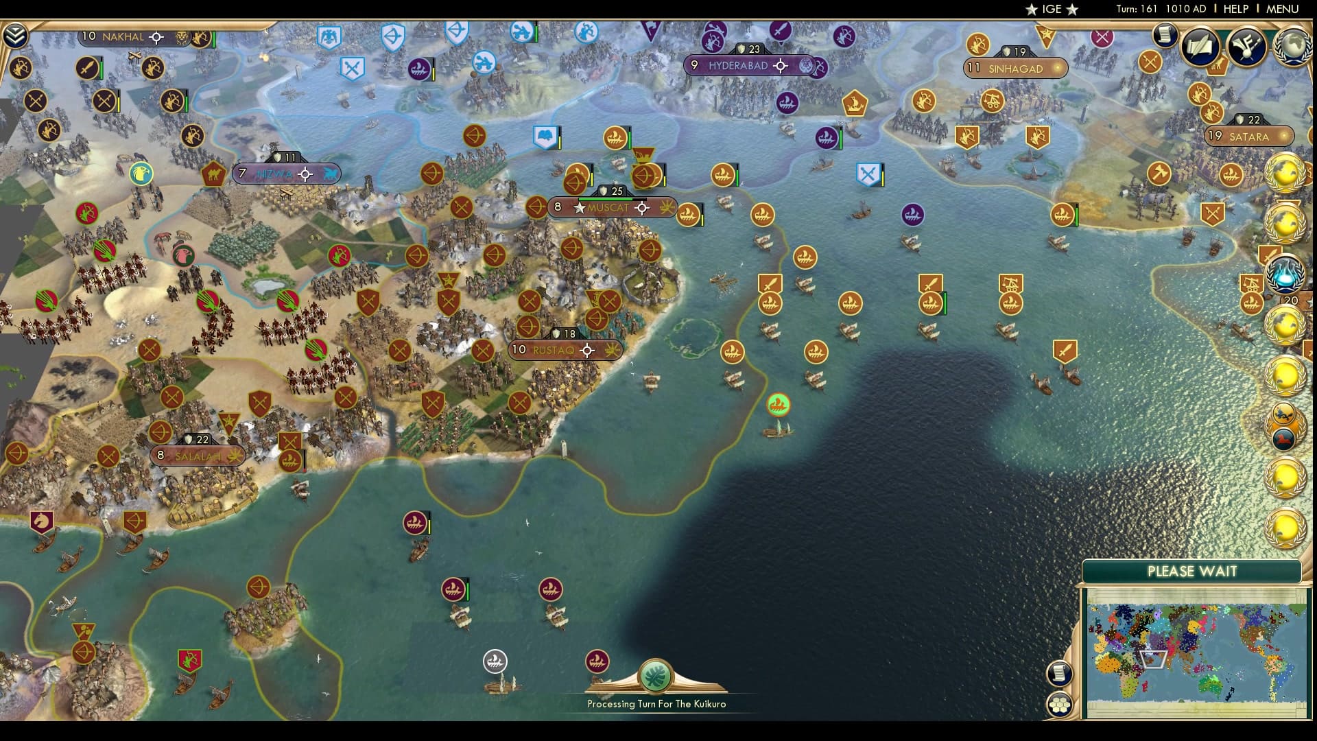 CBR In-Game Screenshot of Shipping Problems in the Gulf