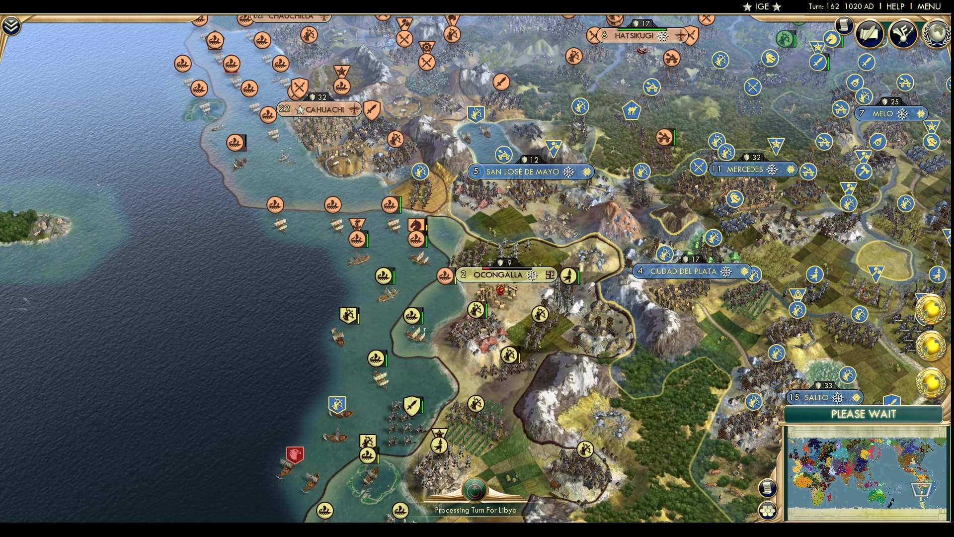 CBR In-Game Screenshot of Beware what comes from the South