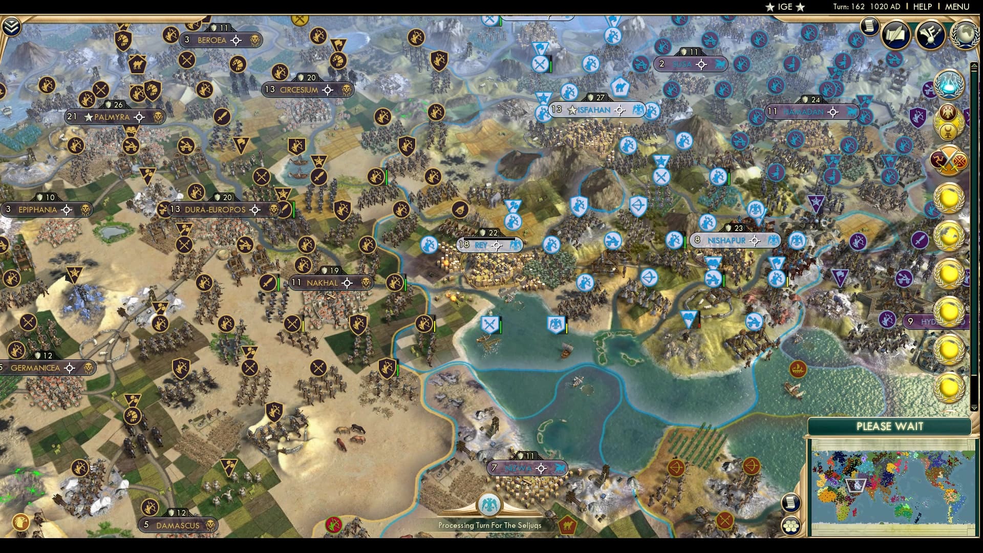 CBR In-Game Screenshot of Scorching Rey