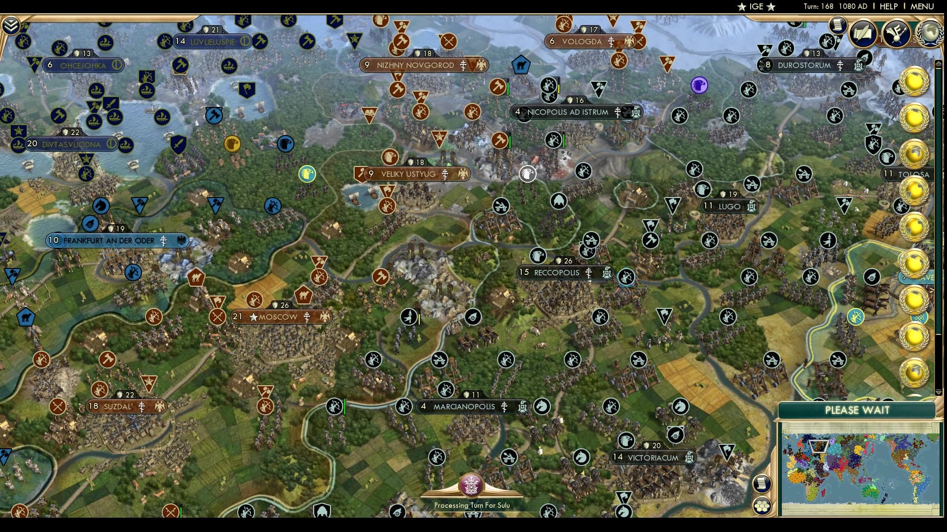 CBR In-Game Screenshot of 1080: Year of Gothic Conquest