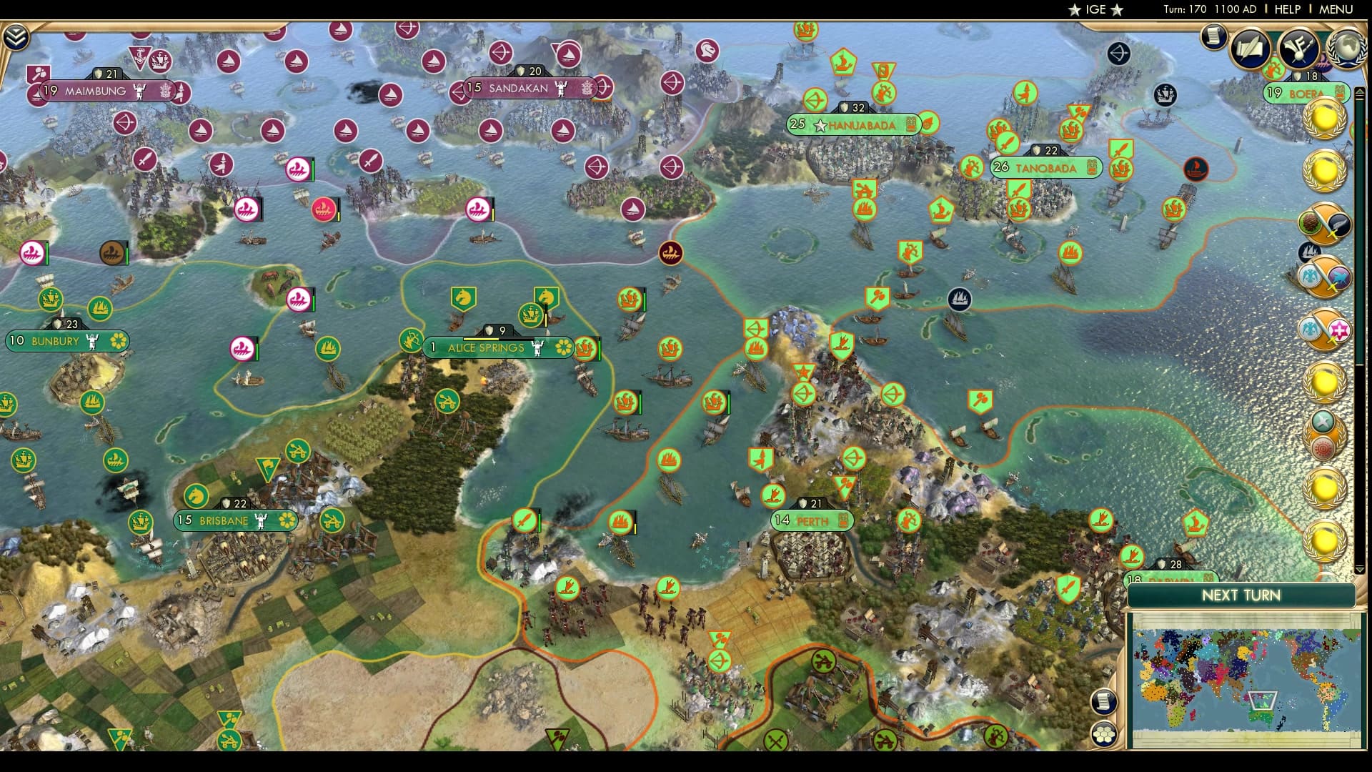 CBR In-Game Screenshot of War Down Under