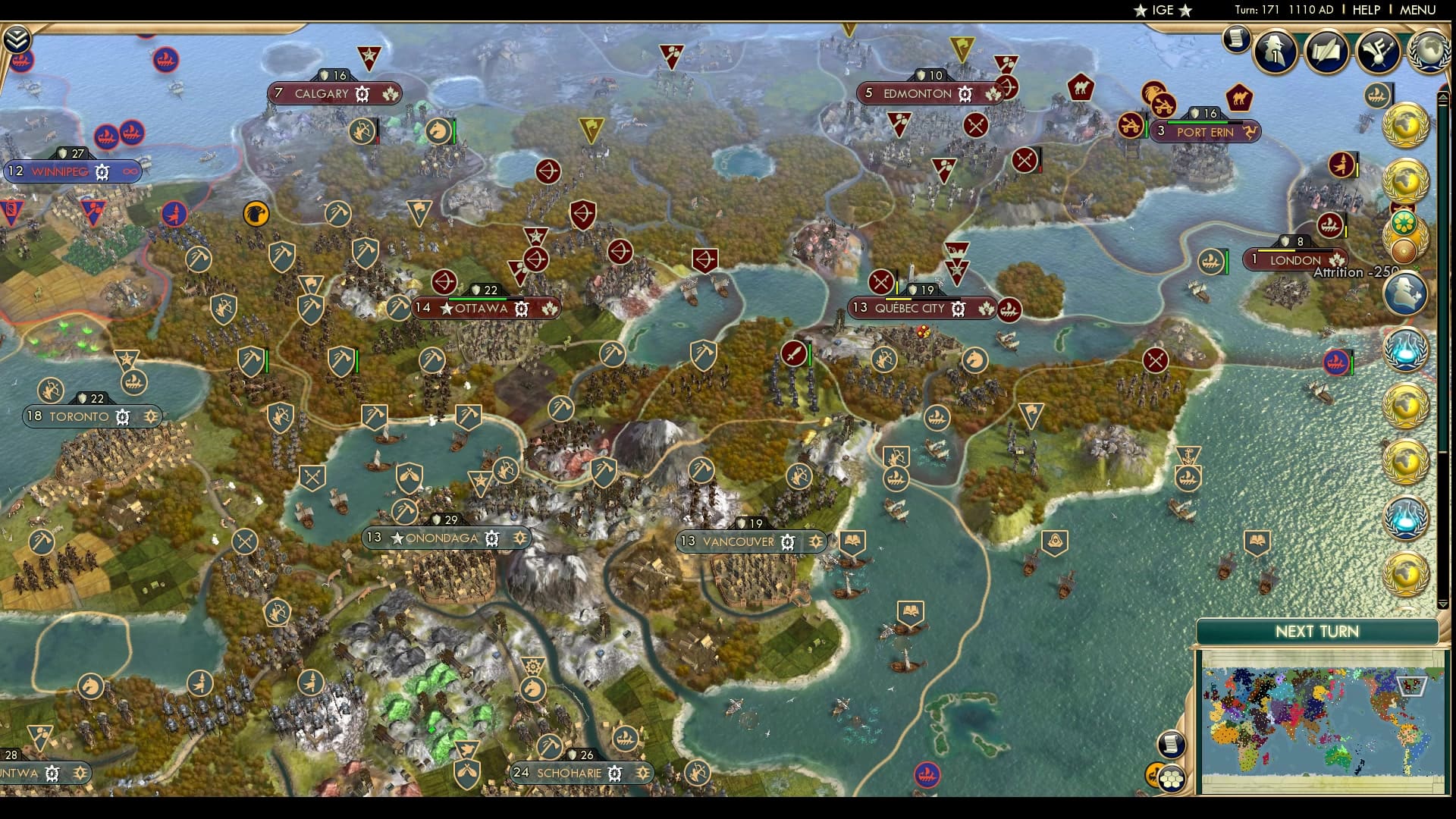 CBR In-Game Screenshot of We are lumberjacks and we’re ok, we sleep all night and we work all day...