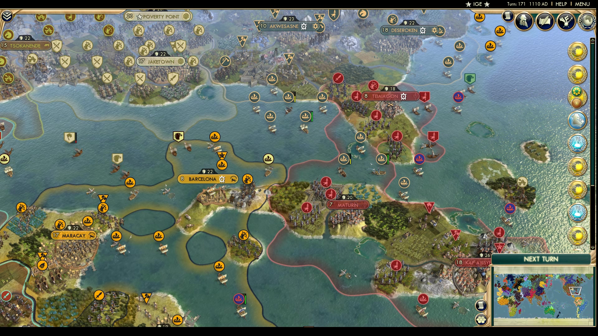 CBR In-Game Screenshot of All calm in the Caribbean