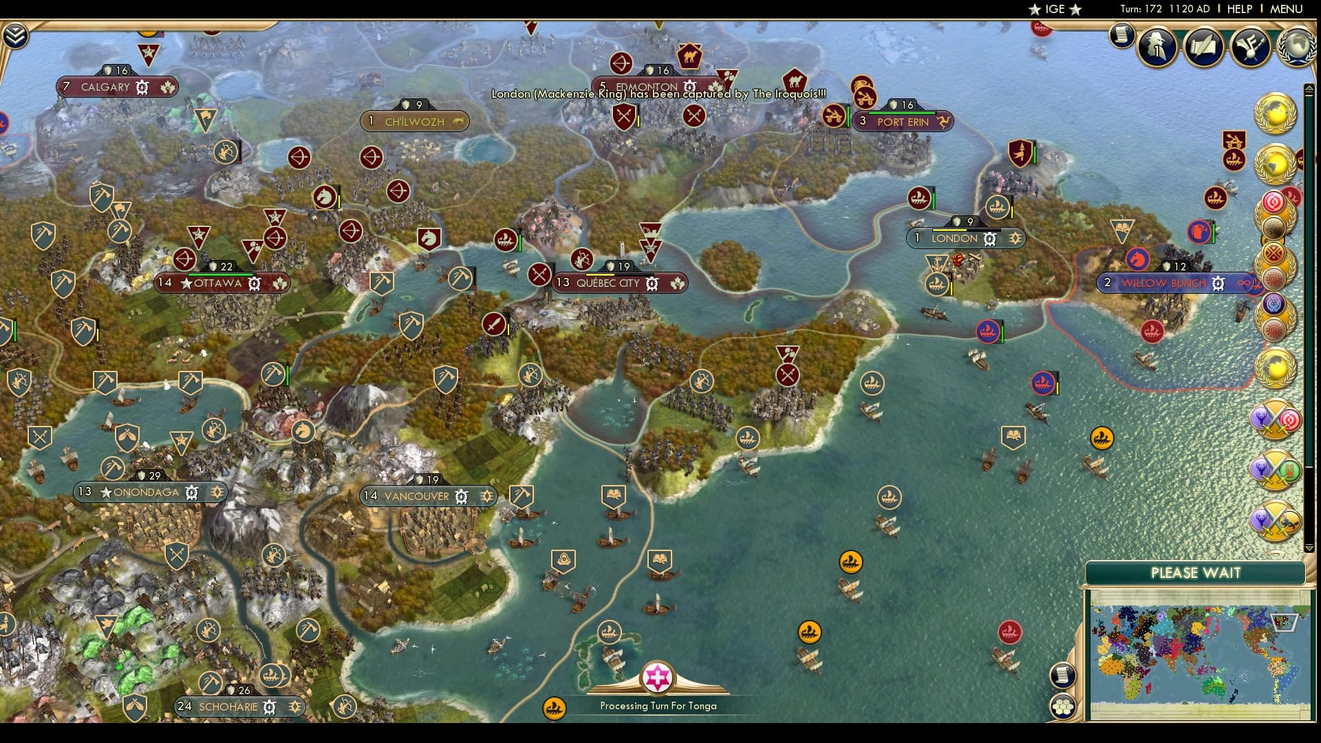 CBR In-Game Screenshot of ...we cut down trees, we eat our lunch, we go to the lavatoryyyy...