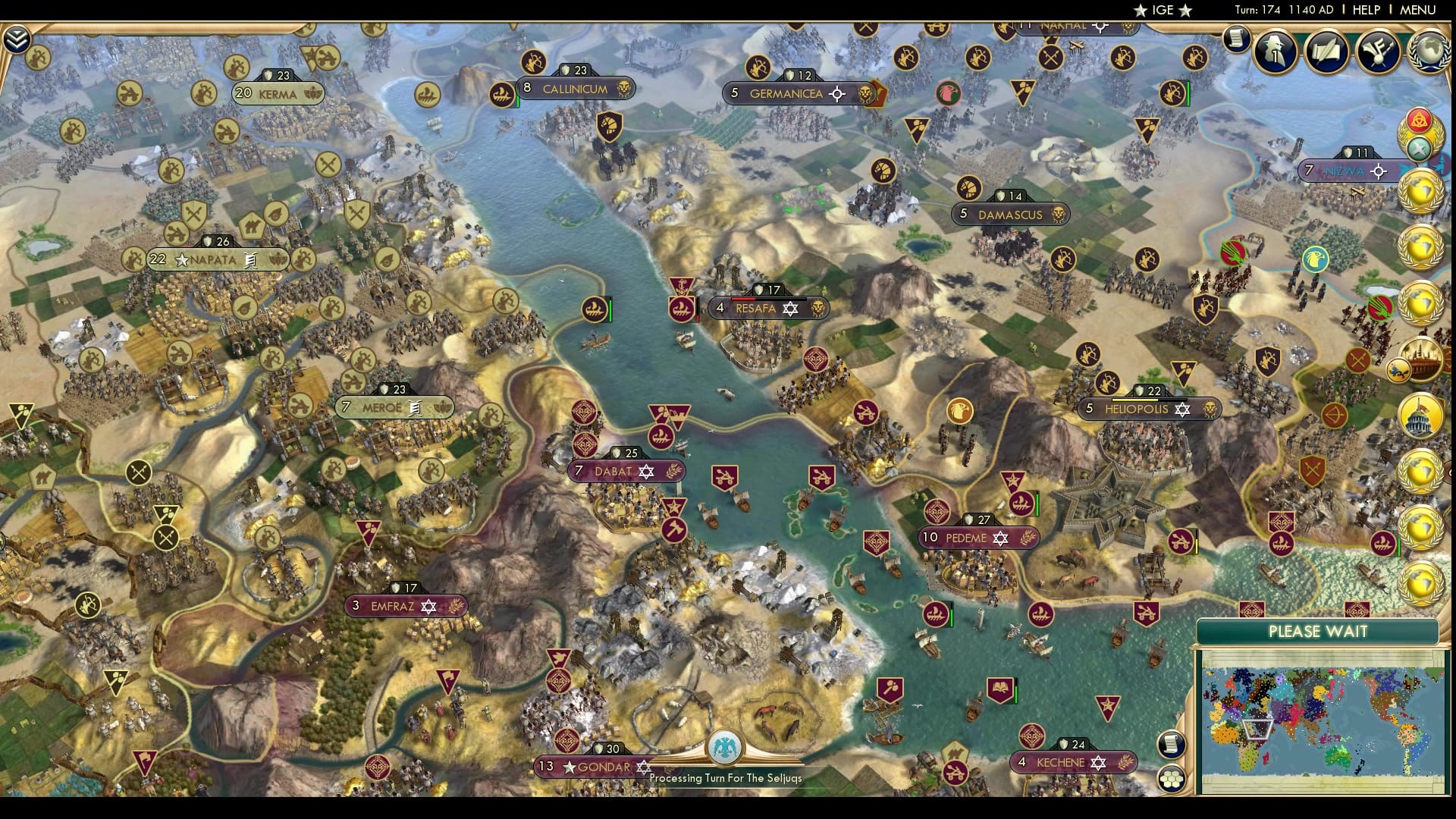 CBR In-Game Screenshot of The sea runs red