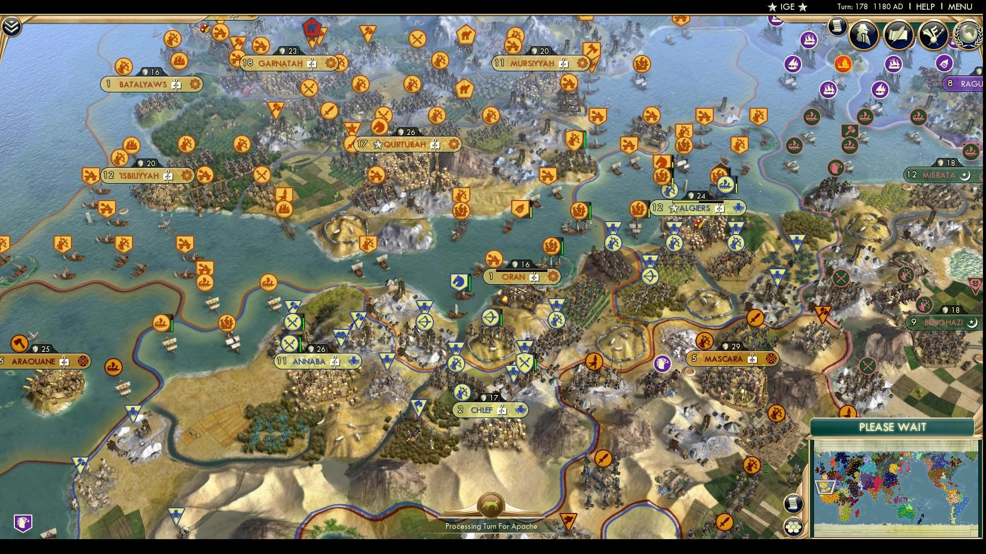 CBR In-Game Screenshot of Oran goes orange