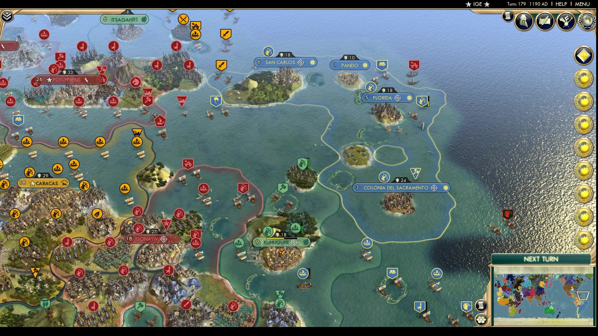 CBR In-Game Screenshot of The Uruguayan Antilles