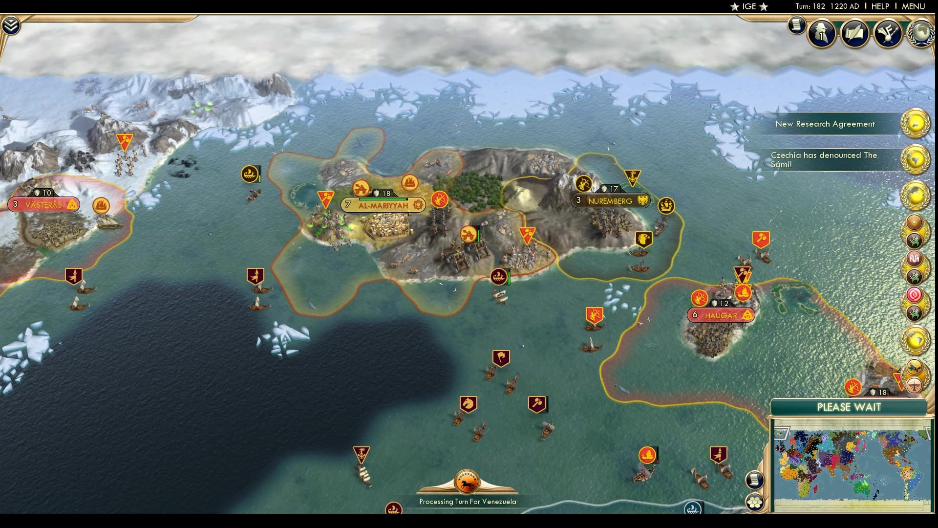 CBR In-Game Screenshot of Moors swallow up Iceland