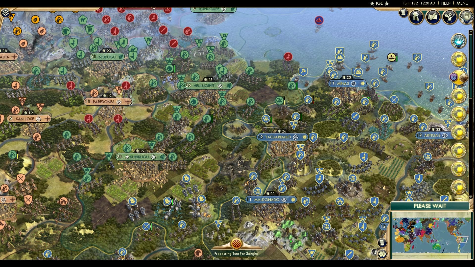 CBR In-Game Screenshot of The knights who say “