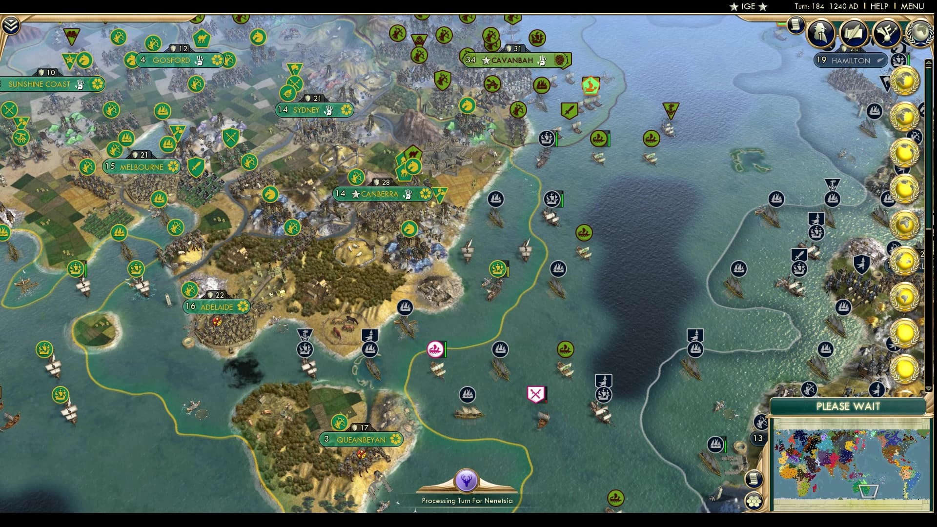 CBR In-Game Screenshot of New Zealand sets sail for actual conflict