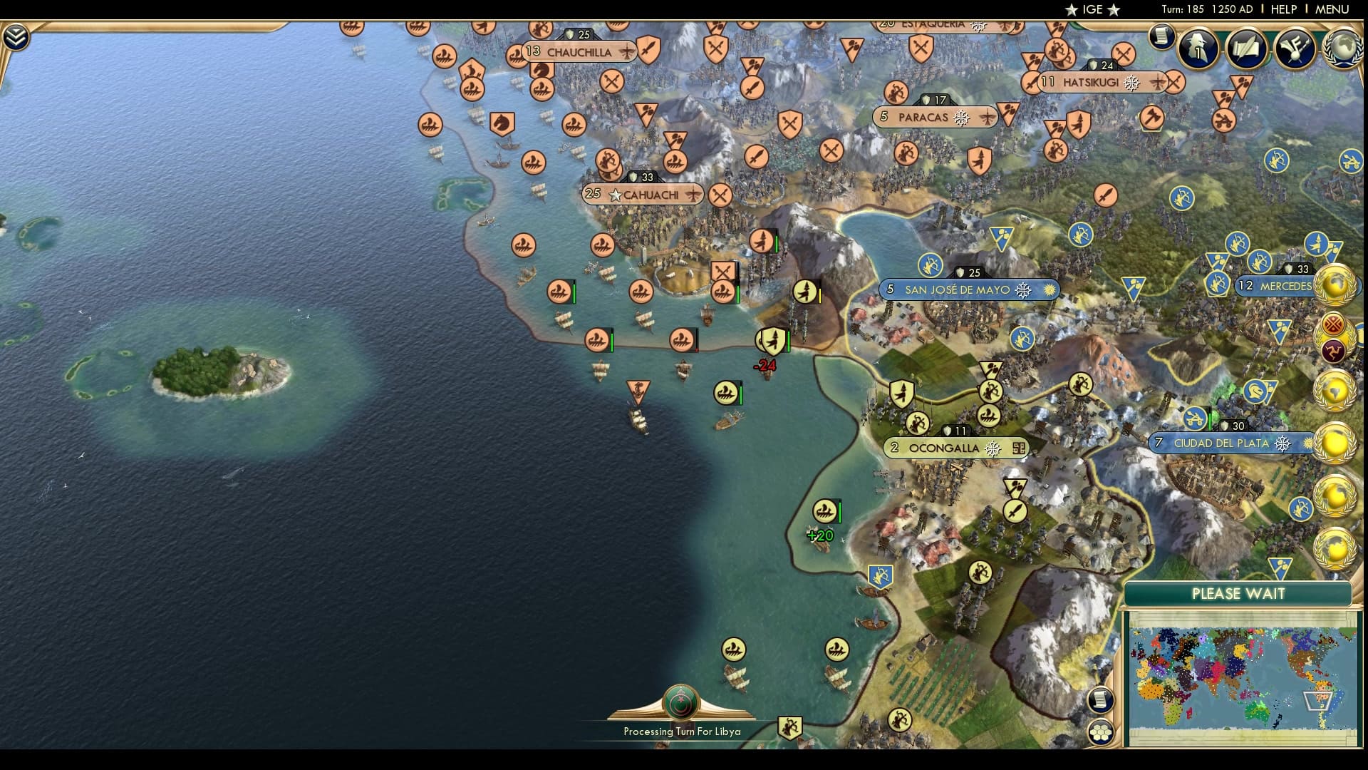 CBR In-Game Screenshot of Blue Walls and Blue Roads