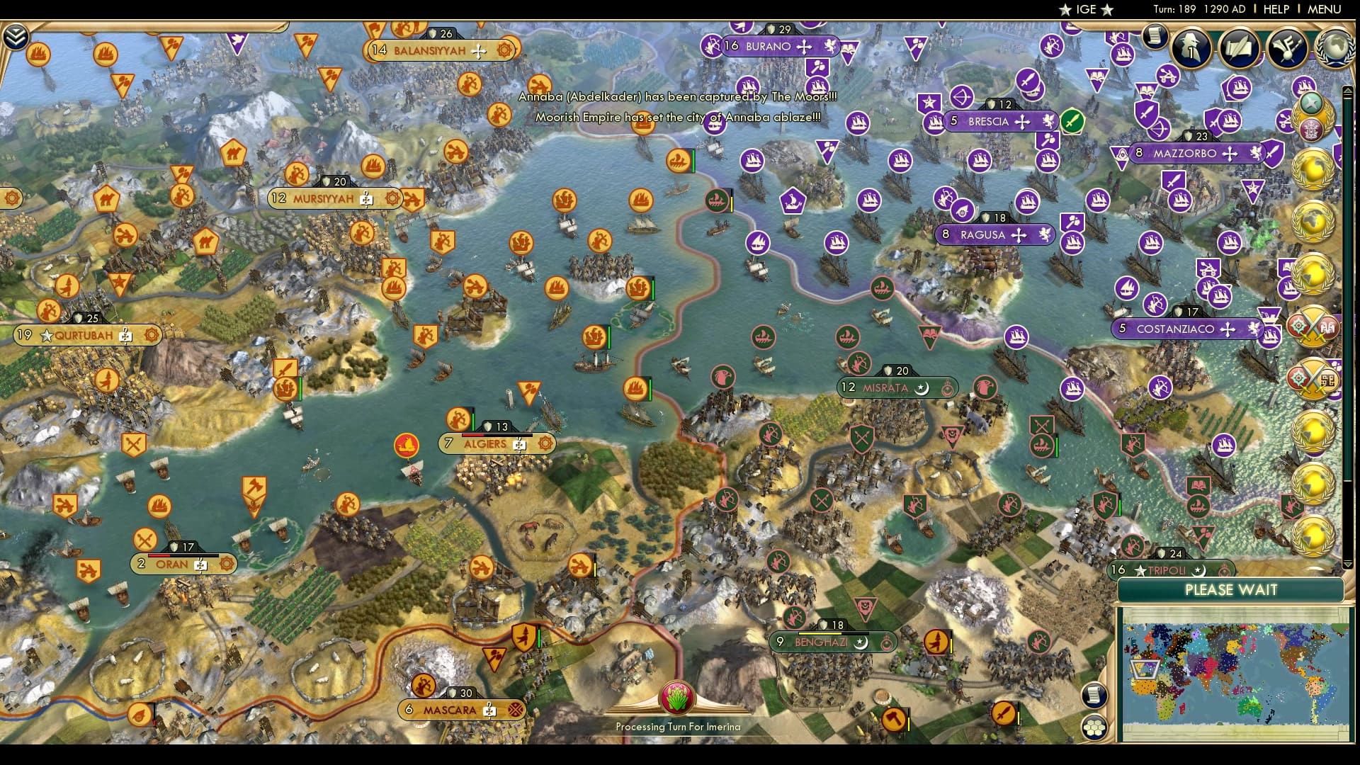 CBR In-Game Screenshot of Scorched Earth