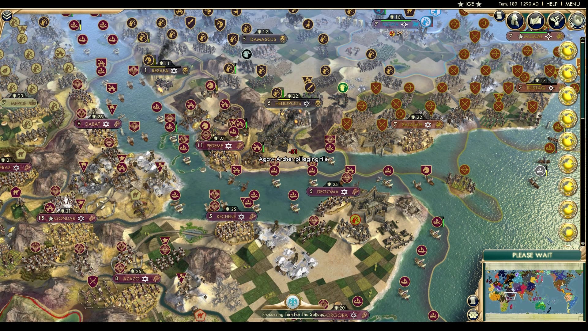 CBR In-Game Screenshot of Palmyra Pillaged