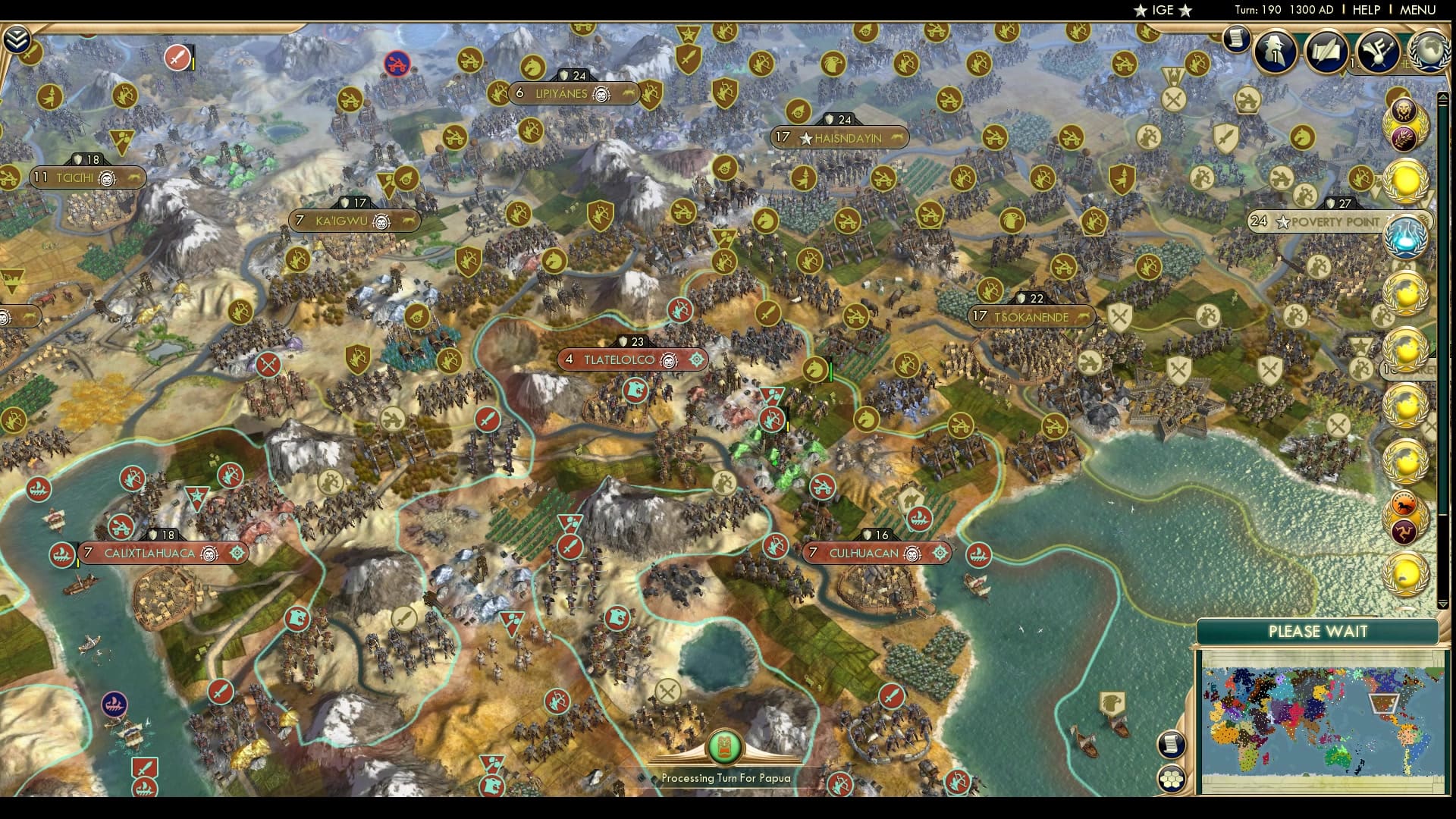 CBR In-Game Screenshot of Montezuma Needs A Castle Now