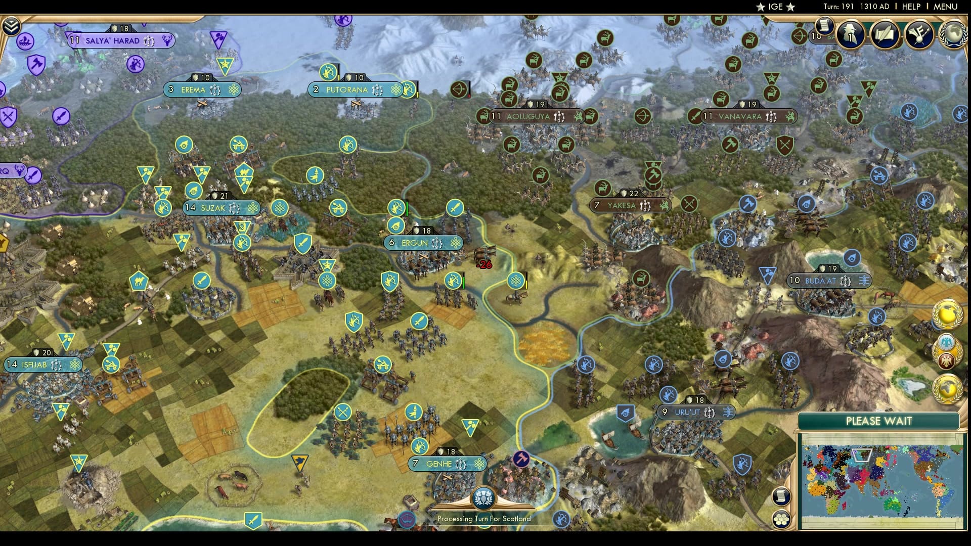 CBR In-Game Screenshot of An Empty Front