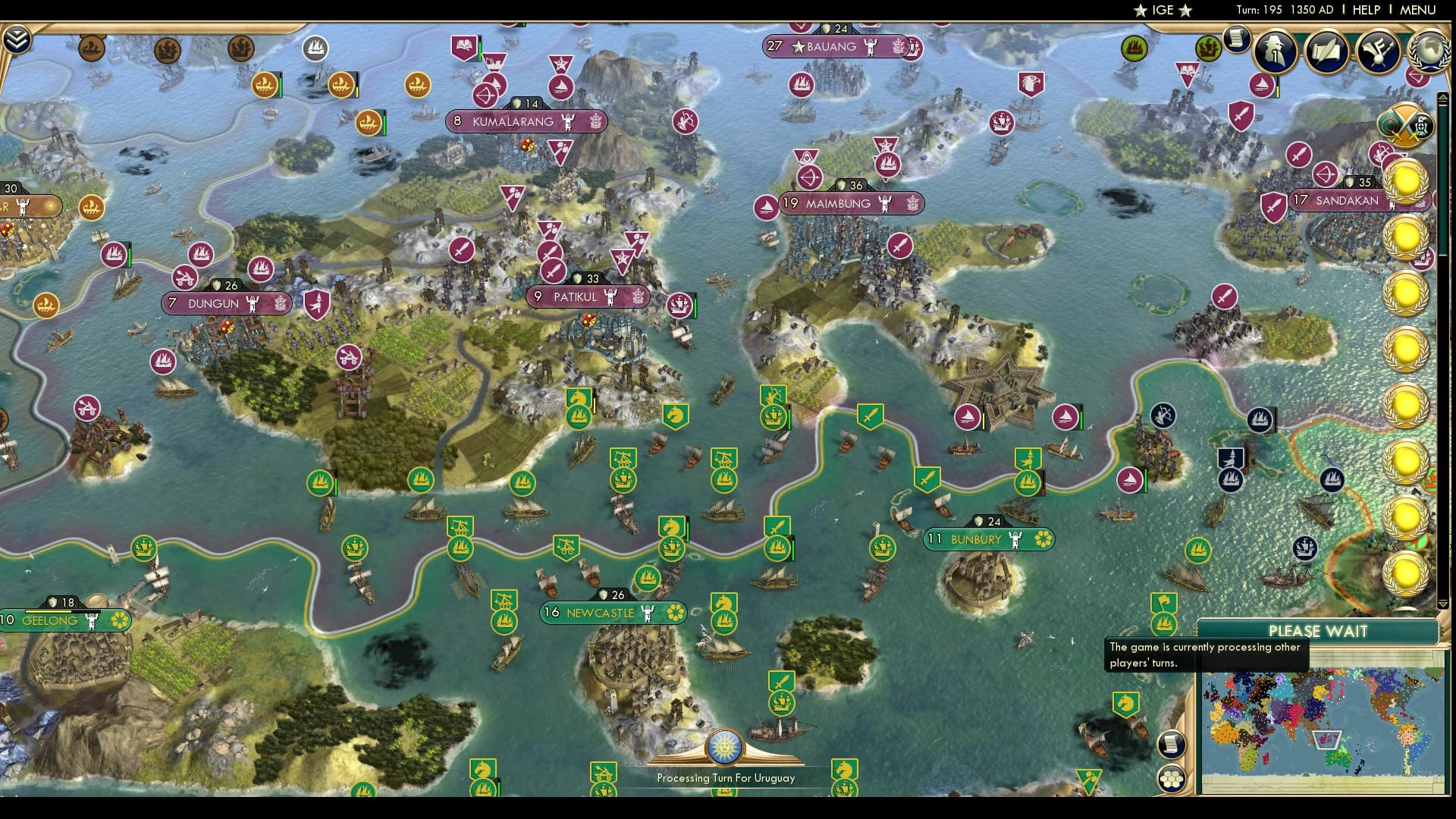 CBR In-Game Screenshot of Sulu Outspammed