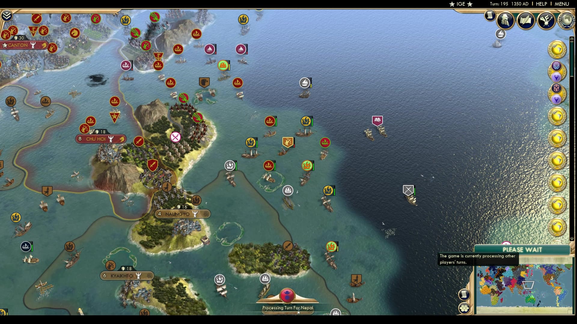 CBR In-Game Screenshot of Boatcon 1350