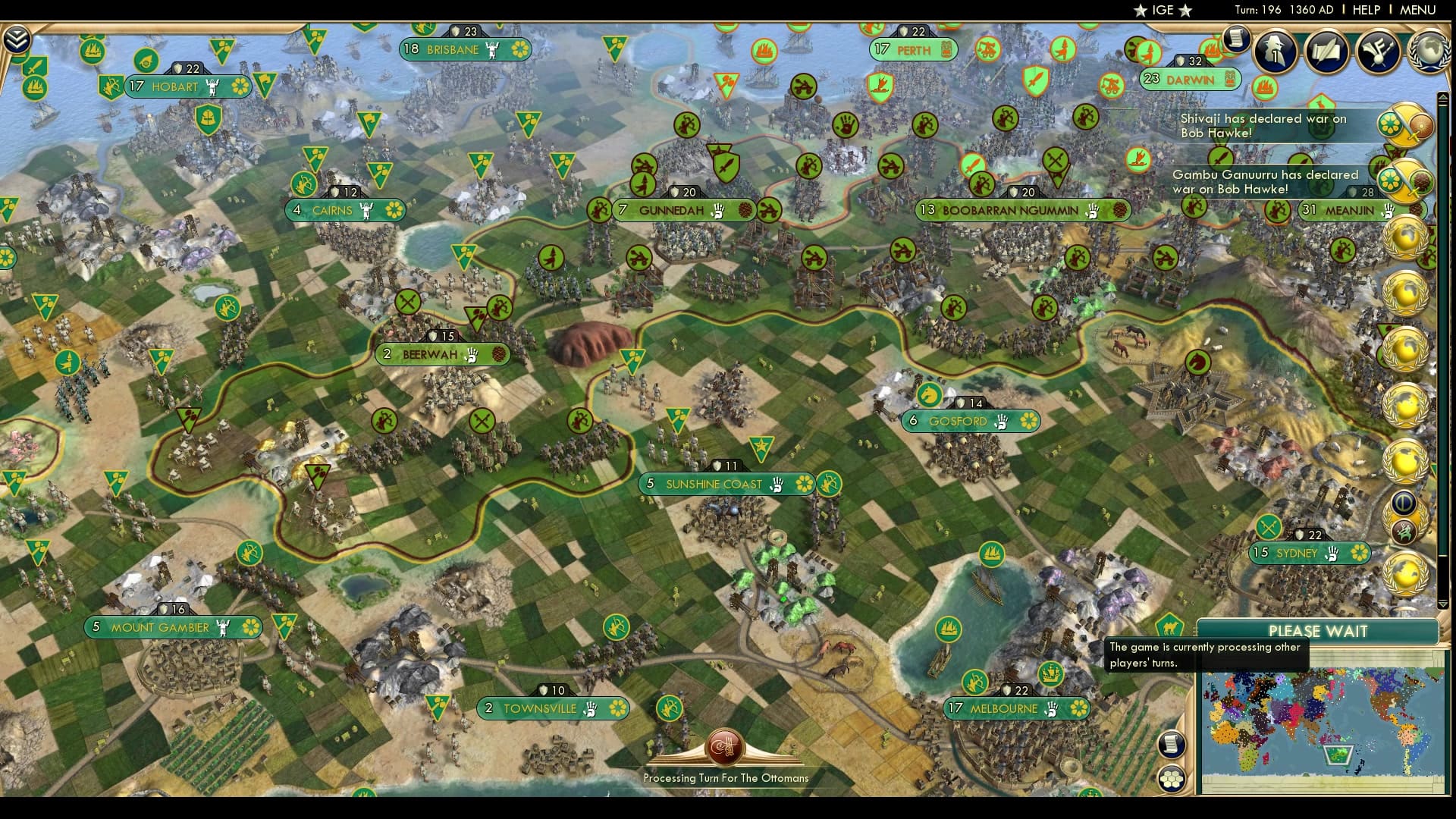 CBR In-Game Screenshot of Turning Point