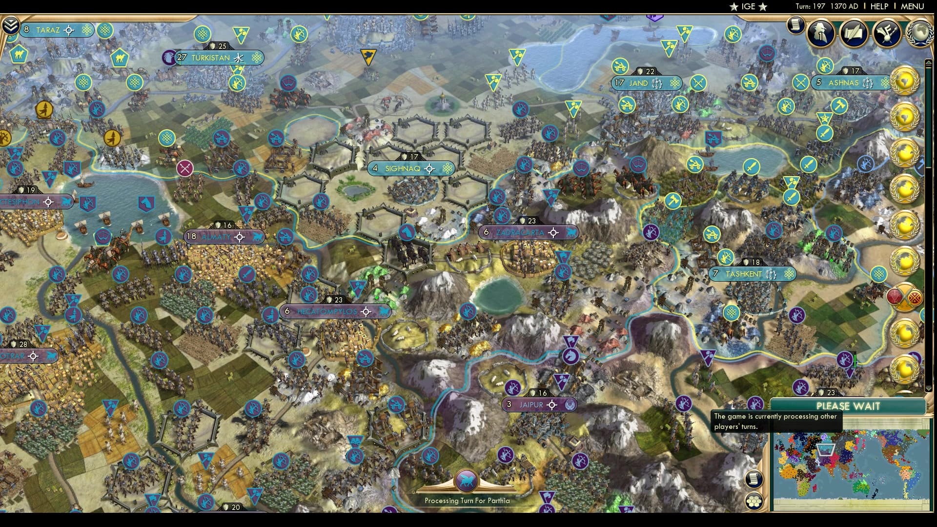 CBR In-Game Screenshot of Forts of Sighnaq
