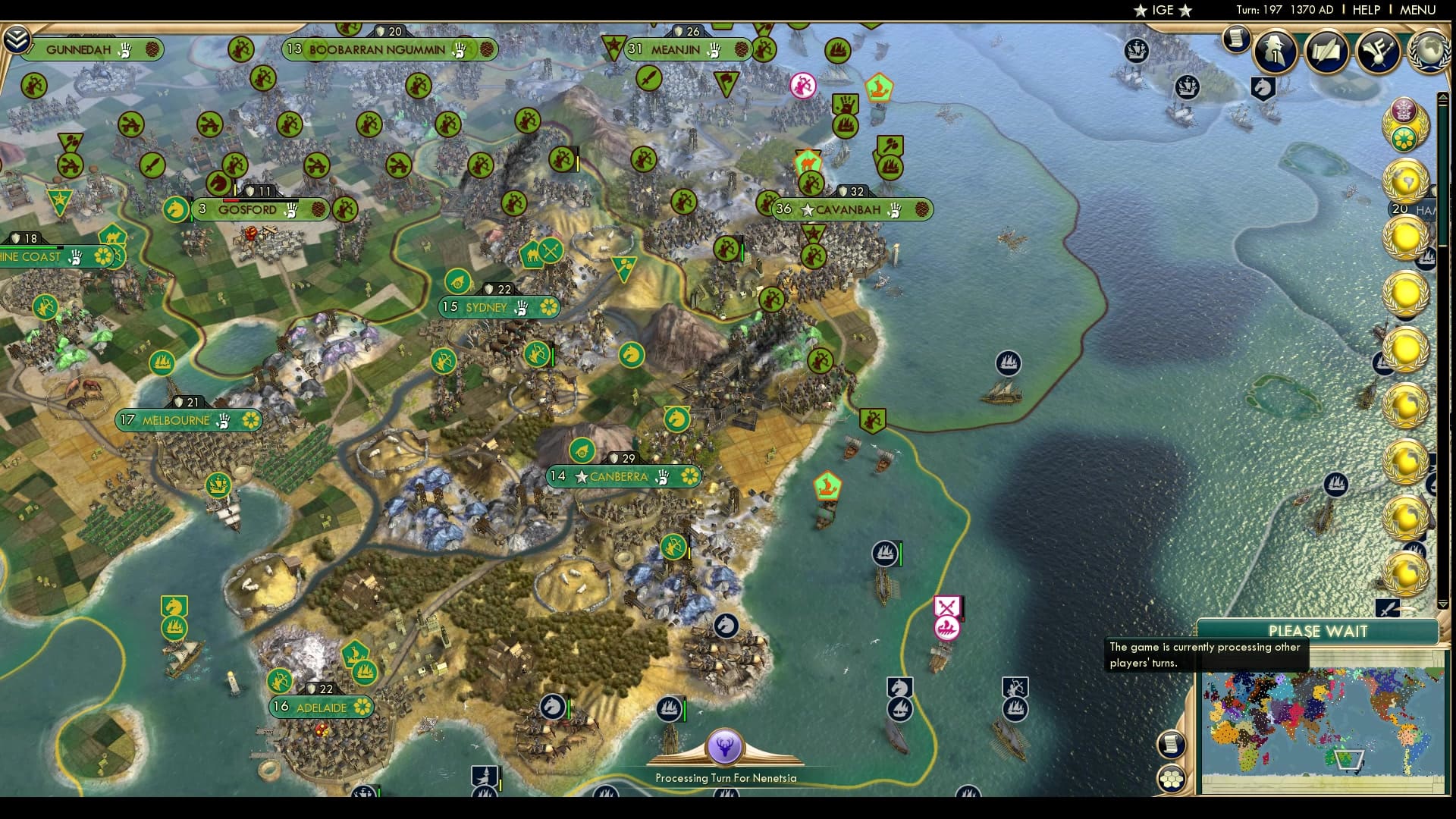 CBR In-Game Screenshot of From Land and Sea