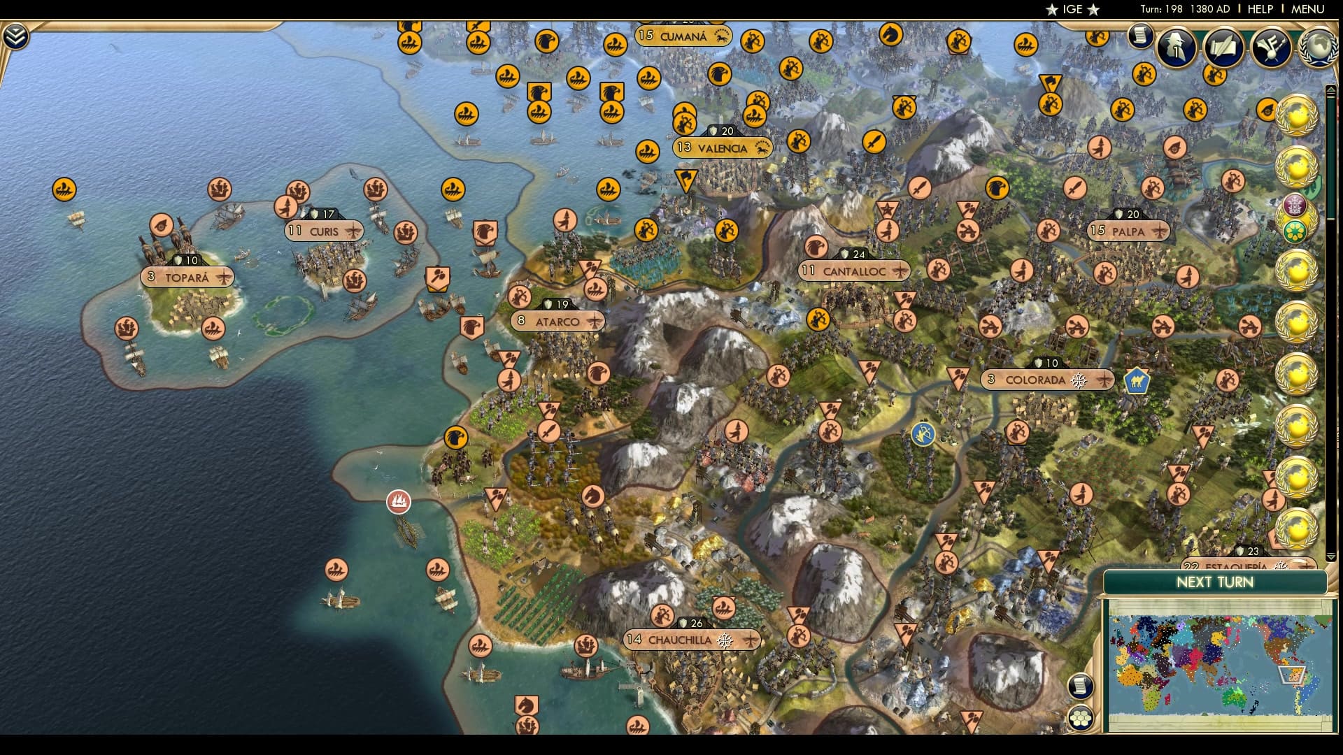 CBR In-Game Screenshot of Lines in the Mountains