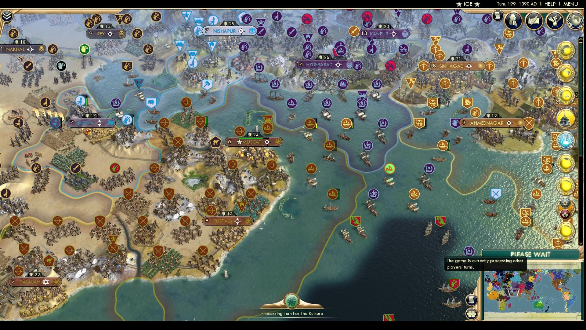 CBR In-Game Screenshot of Maratha Missing