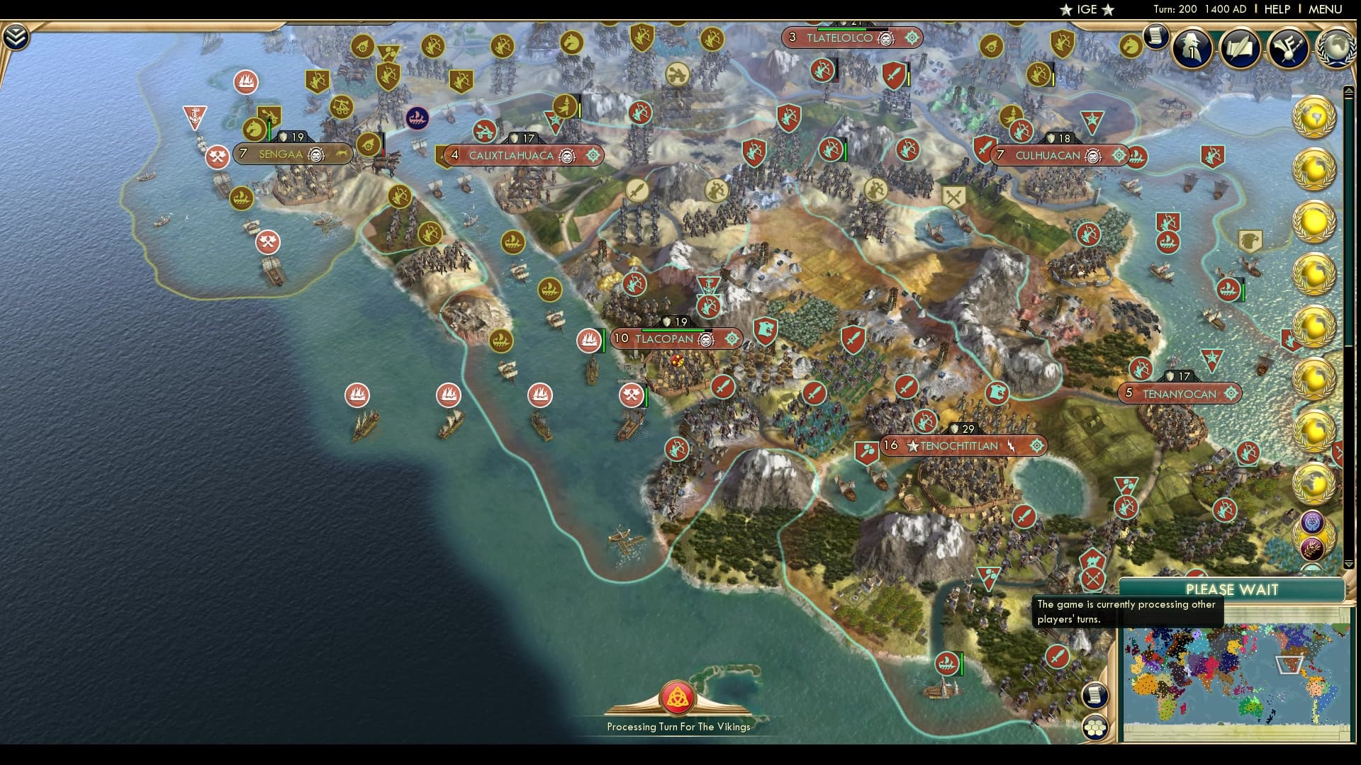 CBR In-Game Screenshot of Time to Tlacopanic