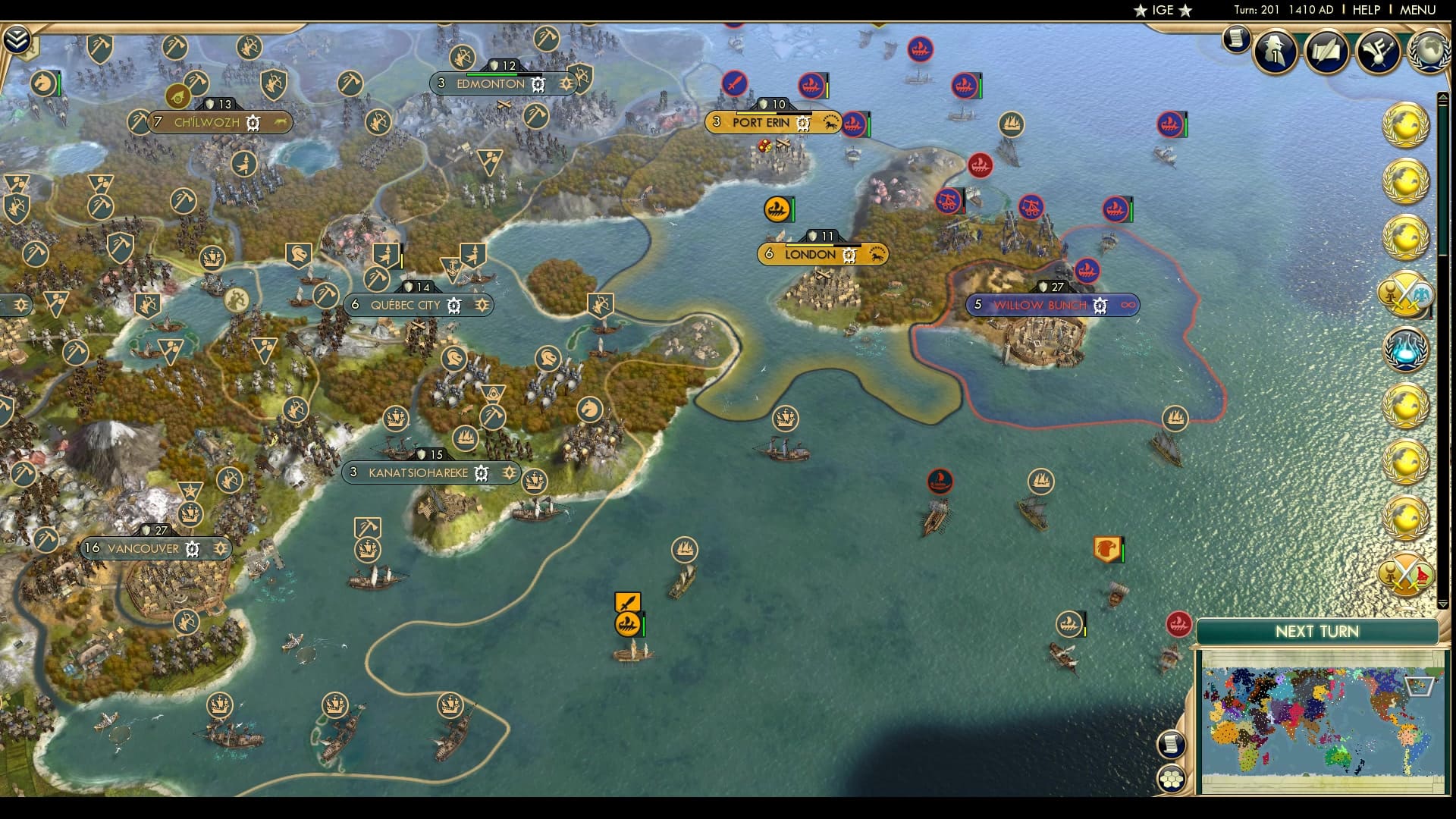 CBR In-Game Screenshot of Los Exclaves del Norte